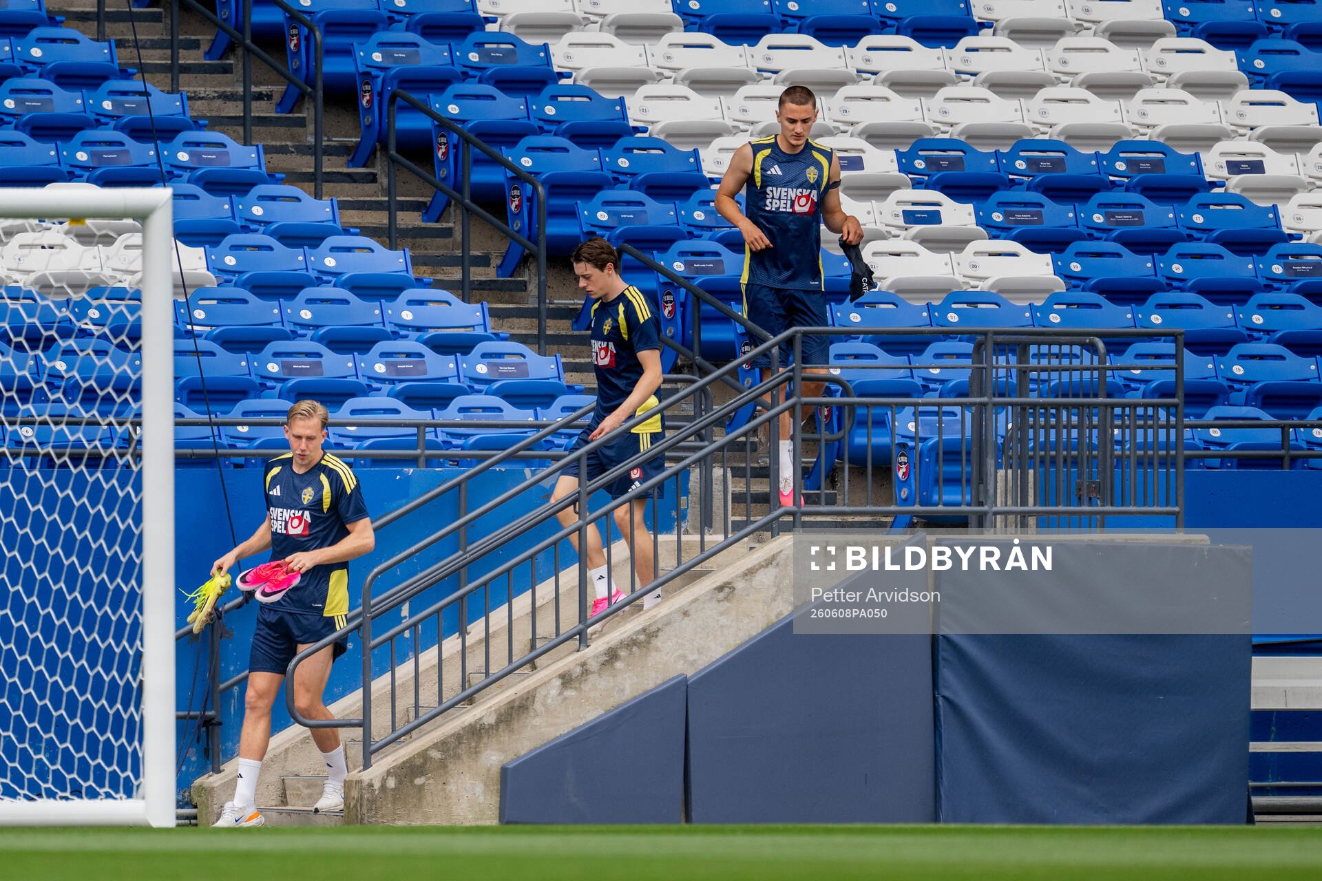 Herman Johansson, Elliot Stroud and Gustaf Lagerbielke of