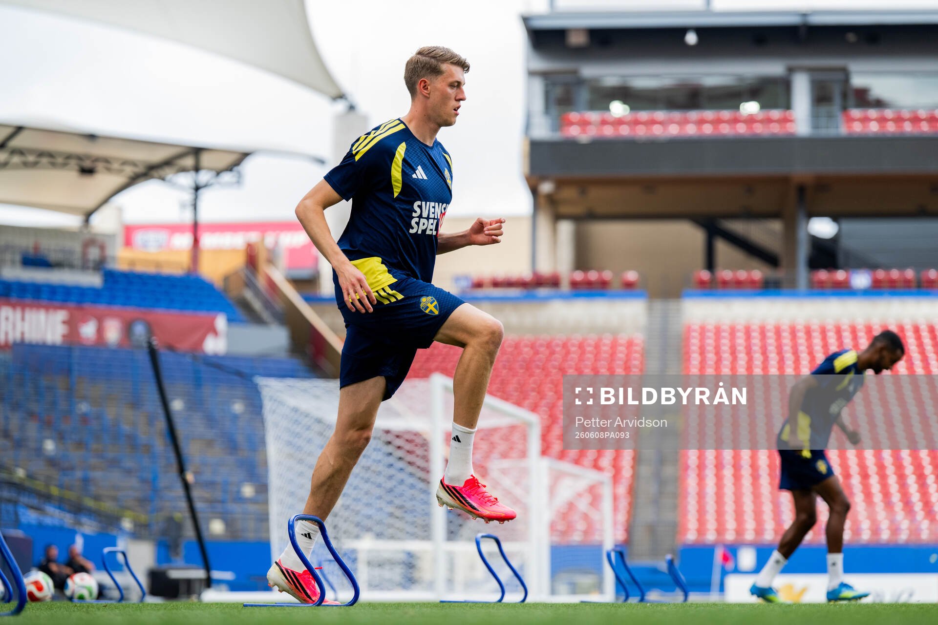 Alexander Bernhardsson of the Swedish national football