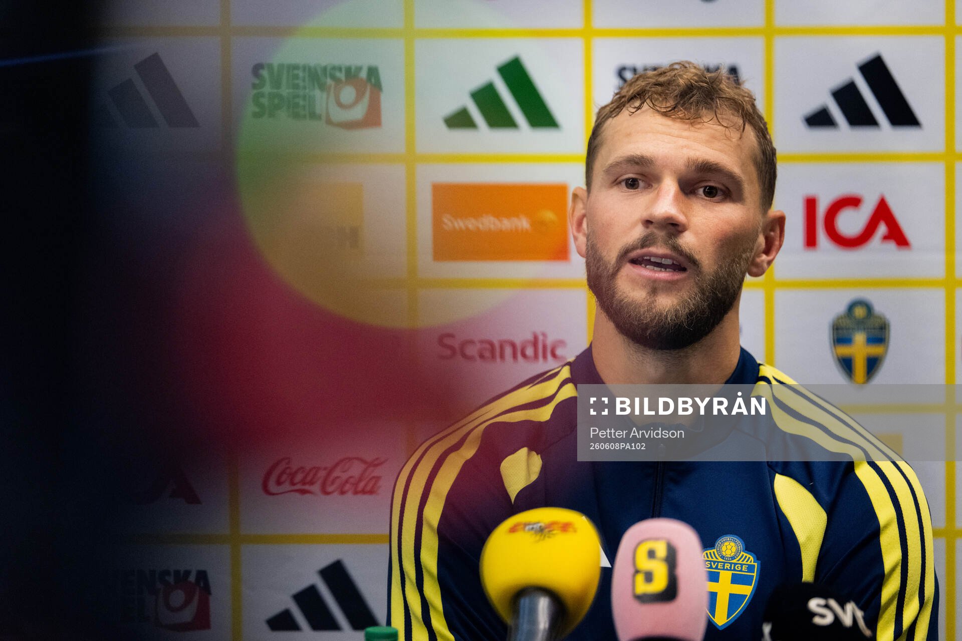 Jesper Karlström of the Swedish men's national football