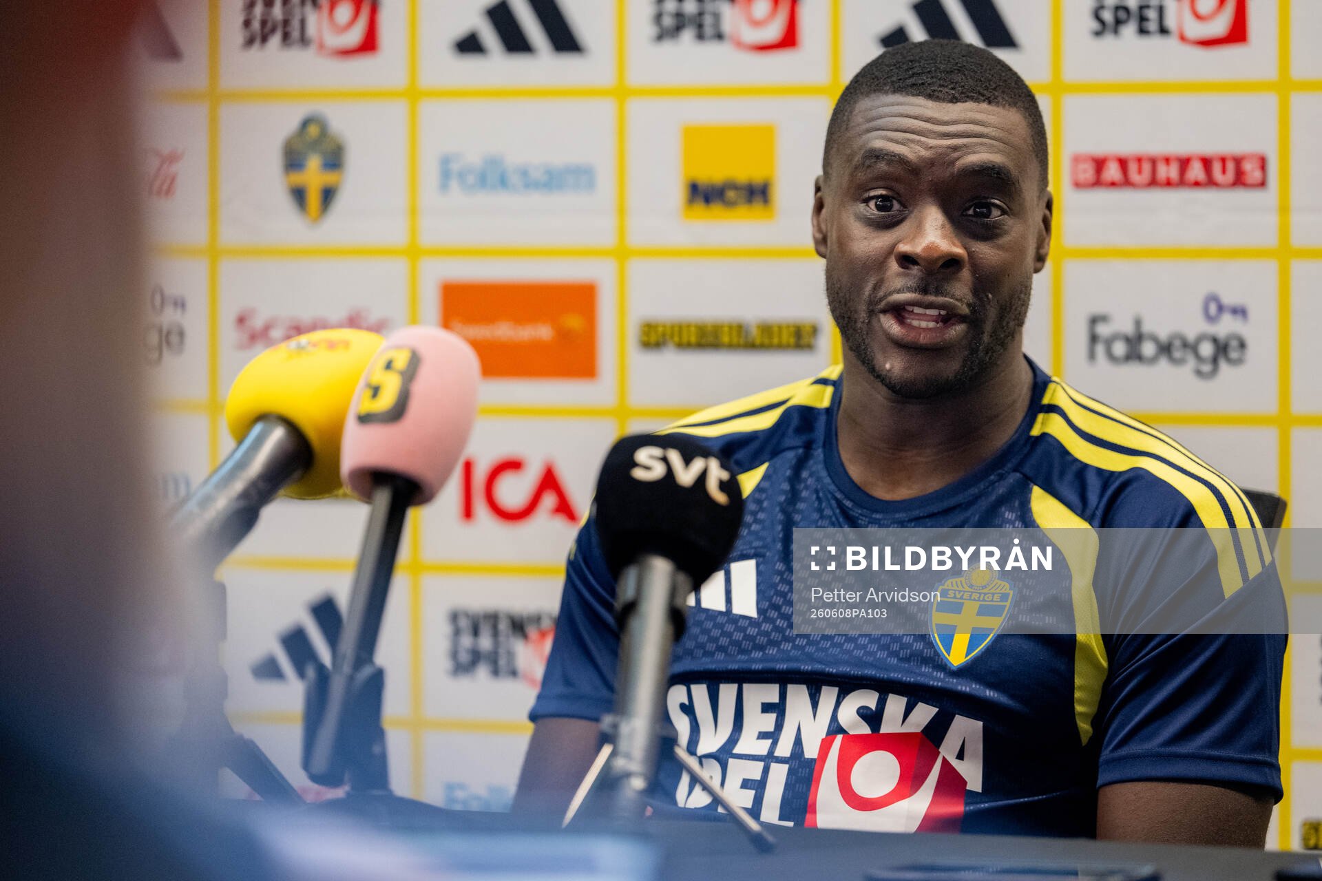 Ken Sema of the Swedish men's national football team