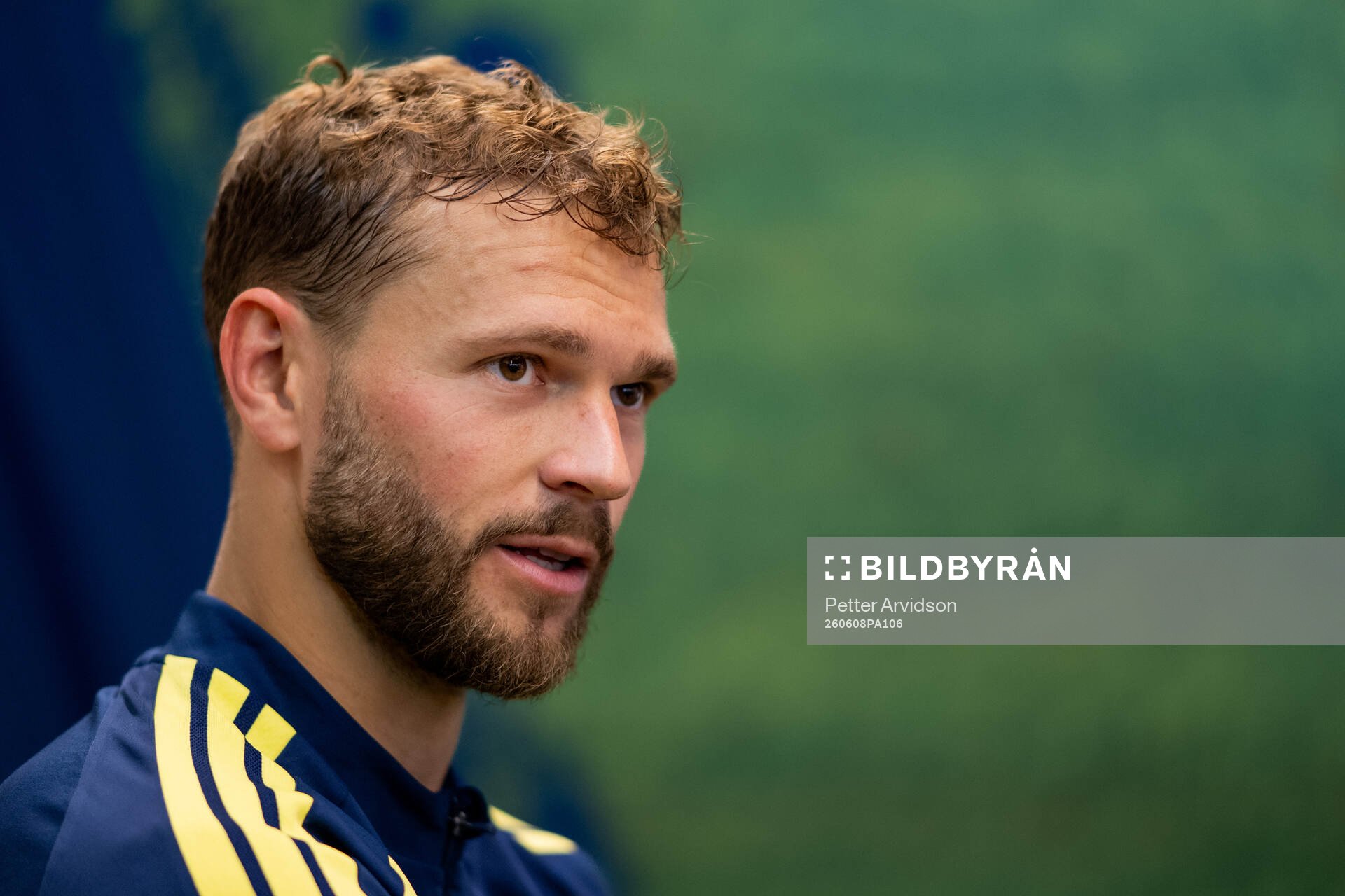 Jesper Karlström of the Swedish men's national football