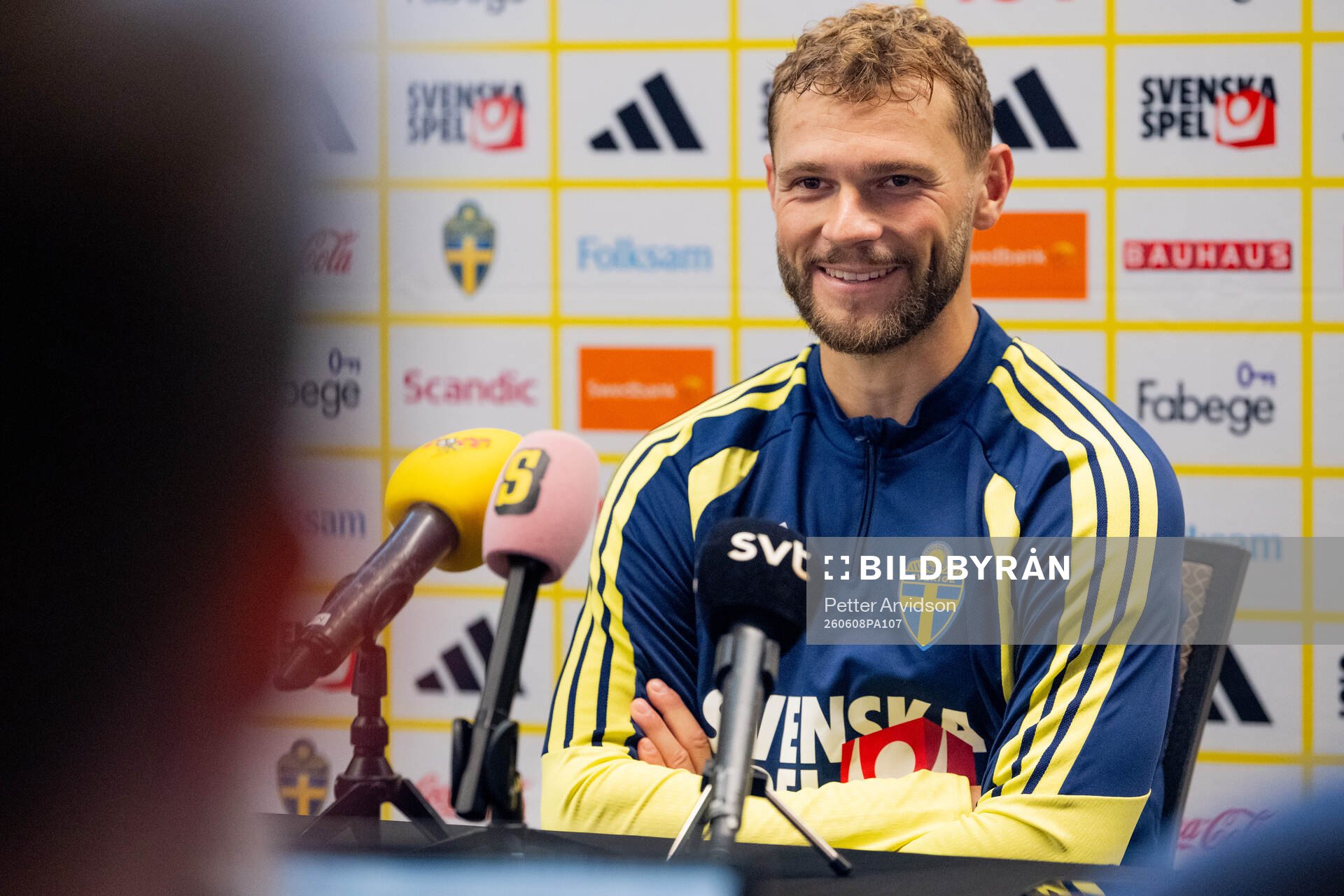 Jesper Karlström of the Swedish men's national football