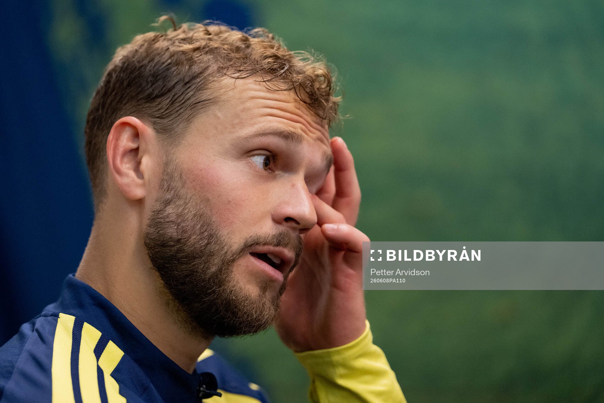 Jesper Karlström of the Swedish men's national football