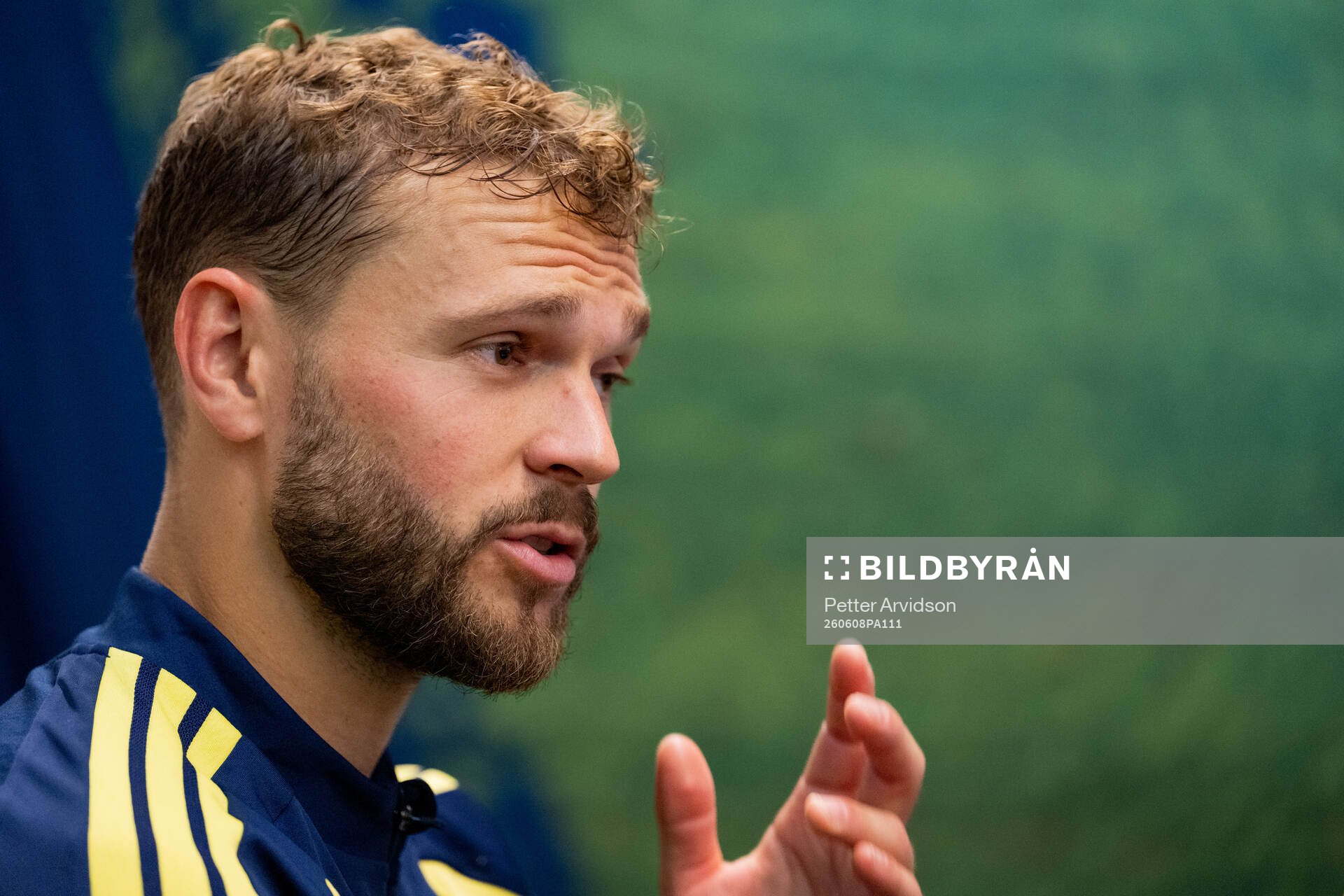 Jesper Karlström of the Swedish men's national football