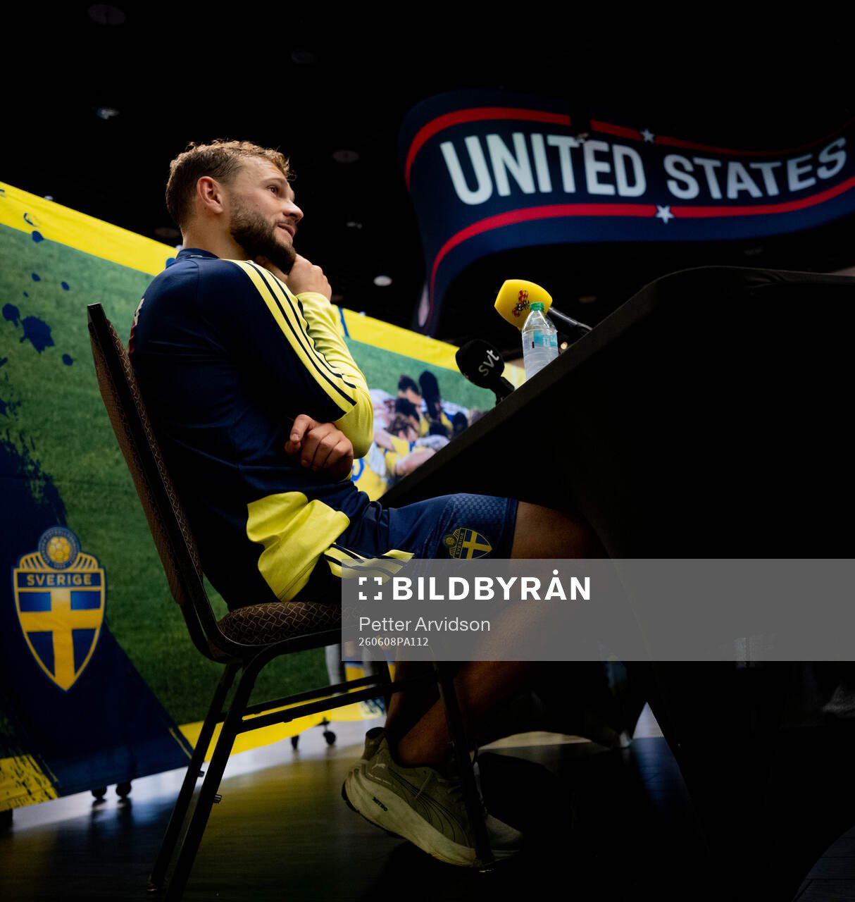 Jesper Karlström of the Swedish men's national football