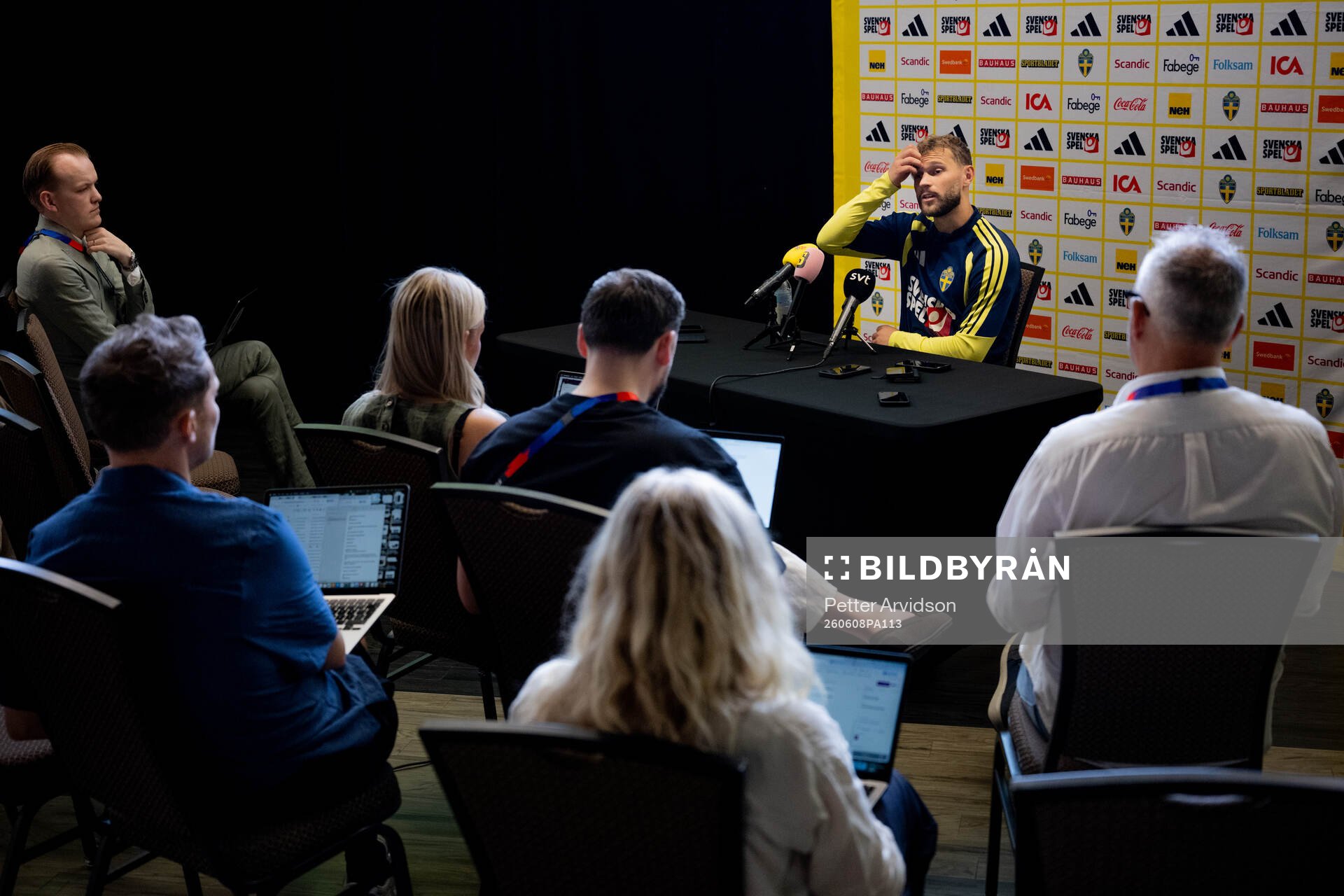 Jesper Karlström of the Swedish men's national football
