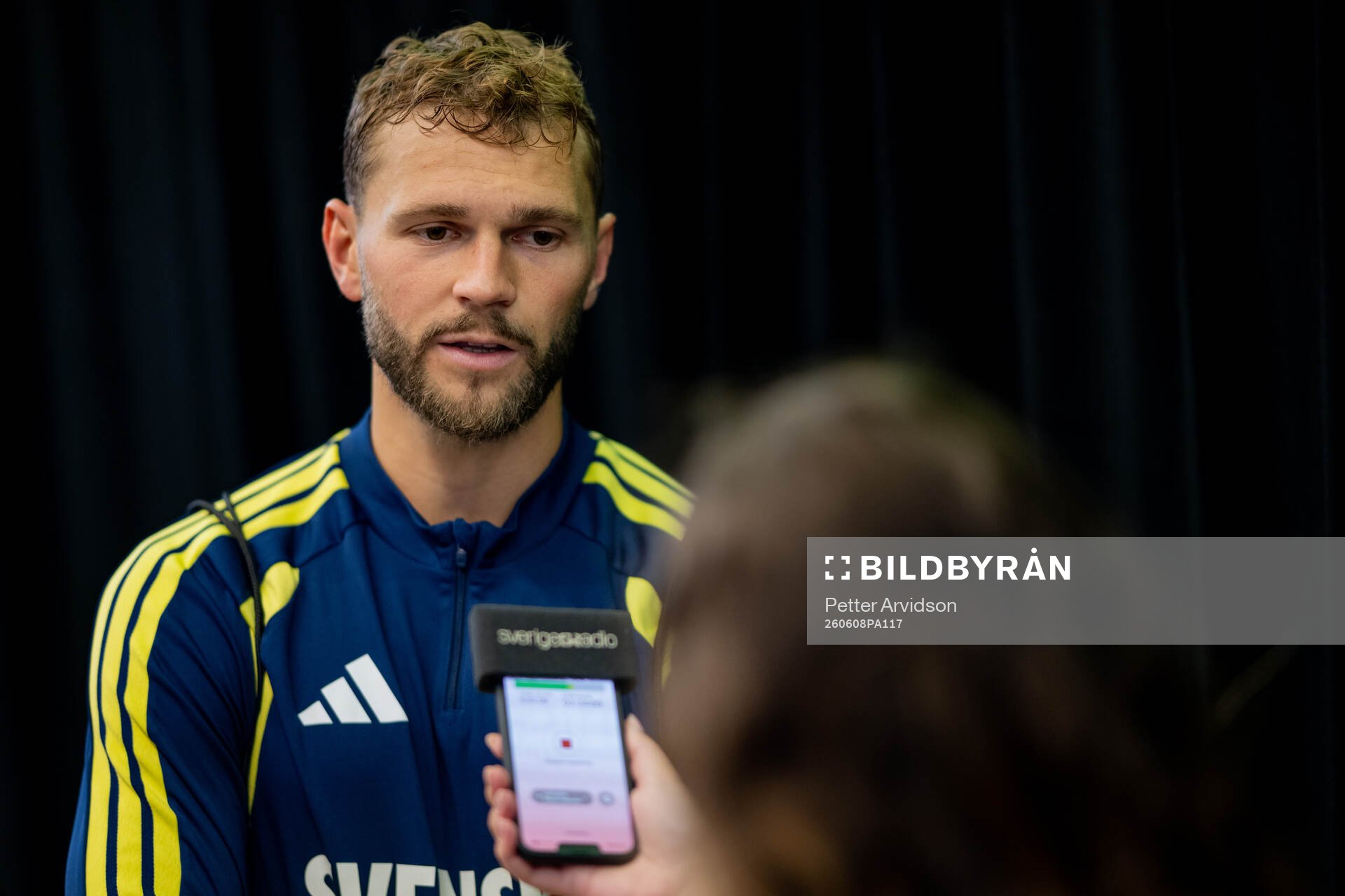 Jesper Karlström of the Swedish men's national football