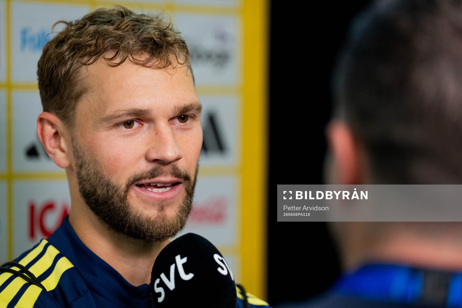 Jesper Karlström of the Swedish men's national football
