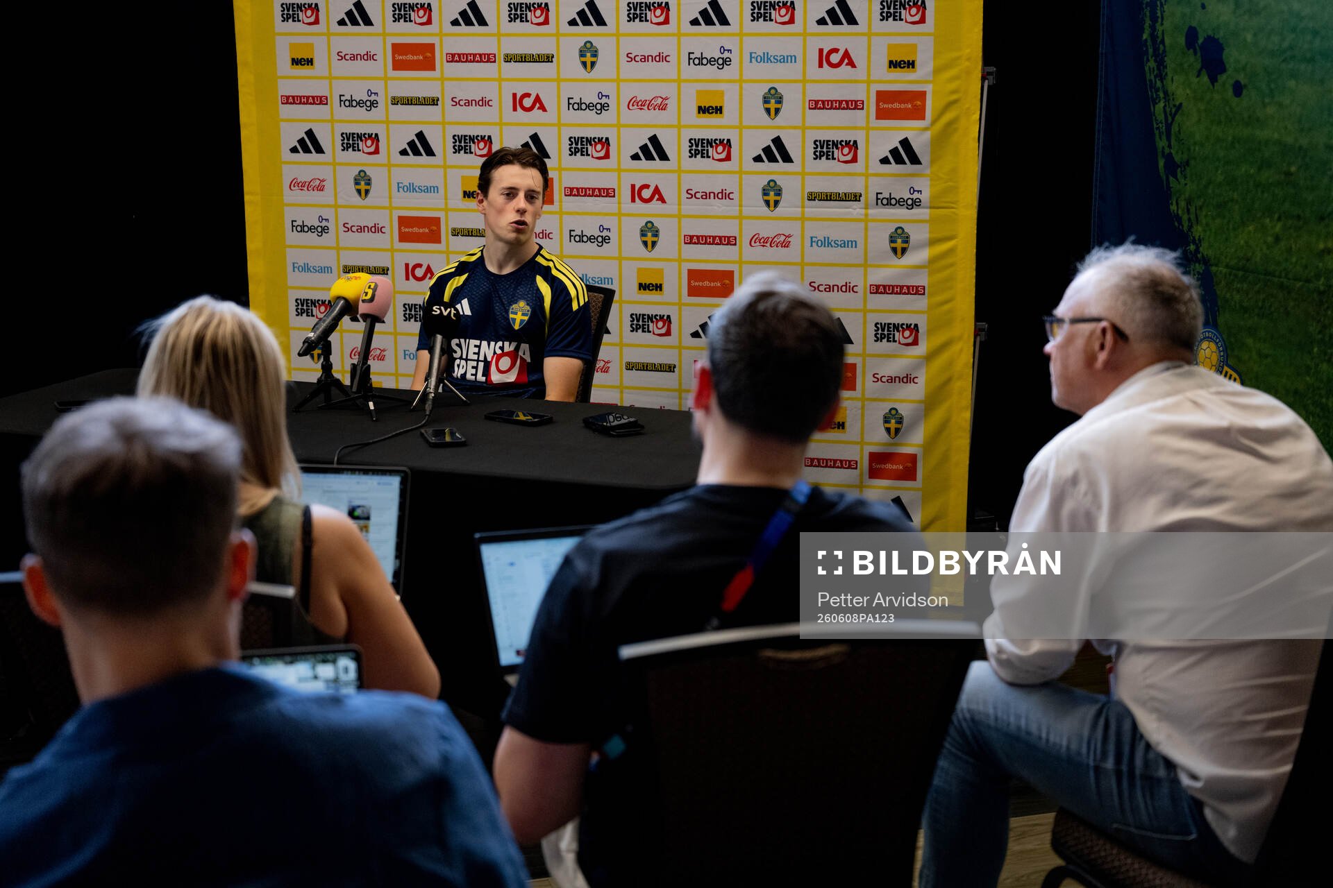 Elliot Stroud of the Swedish men's national football team