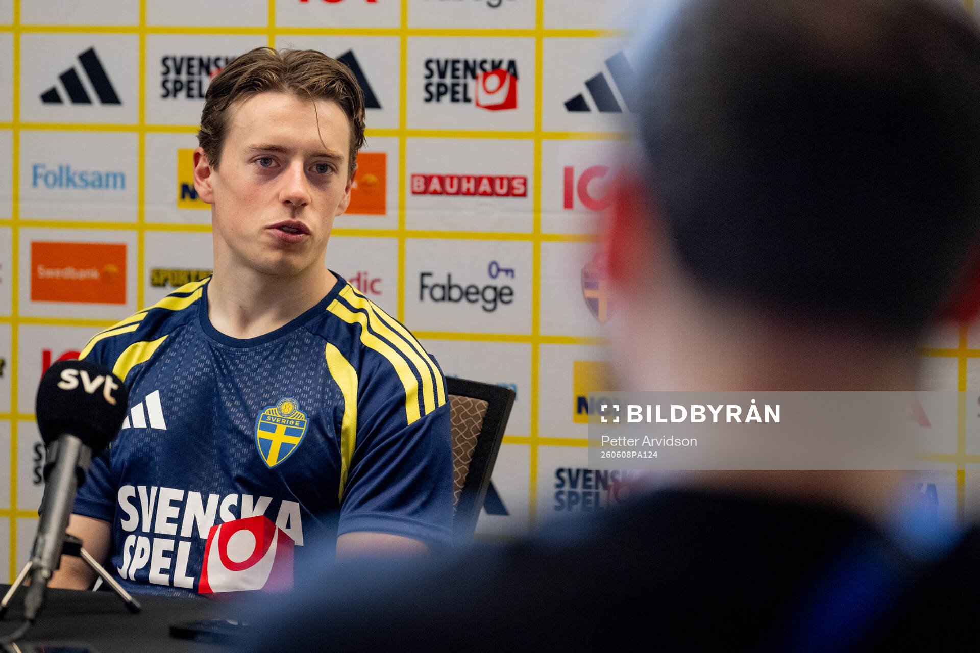 Elliot Stroud of the Swedish men's national football team