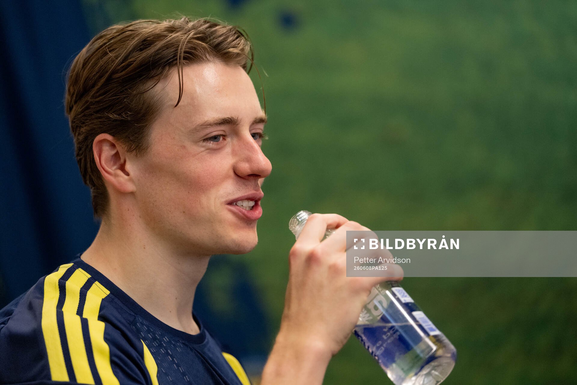 Elliot Stroud of the Swedish men's national football team