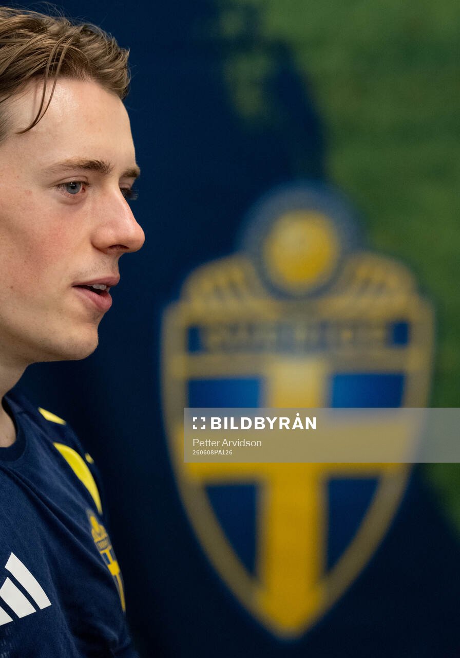 Elliot Stroud of the Swedish men's national football team
