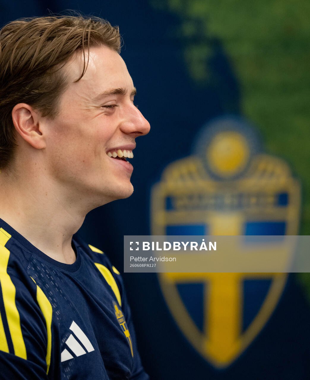 Elliot Stroud of the Swedish men's national football team