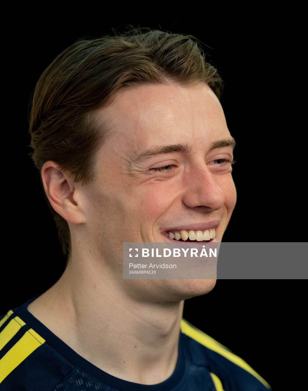 Elliot Stroud of the Swedish men's national football team