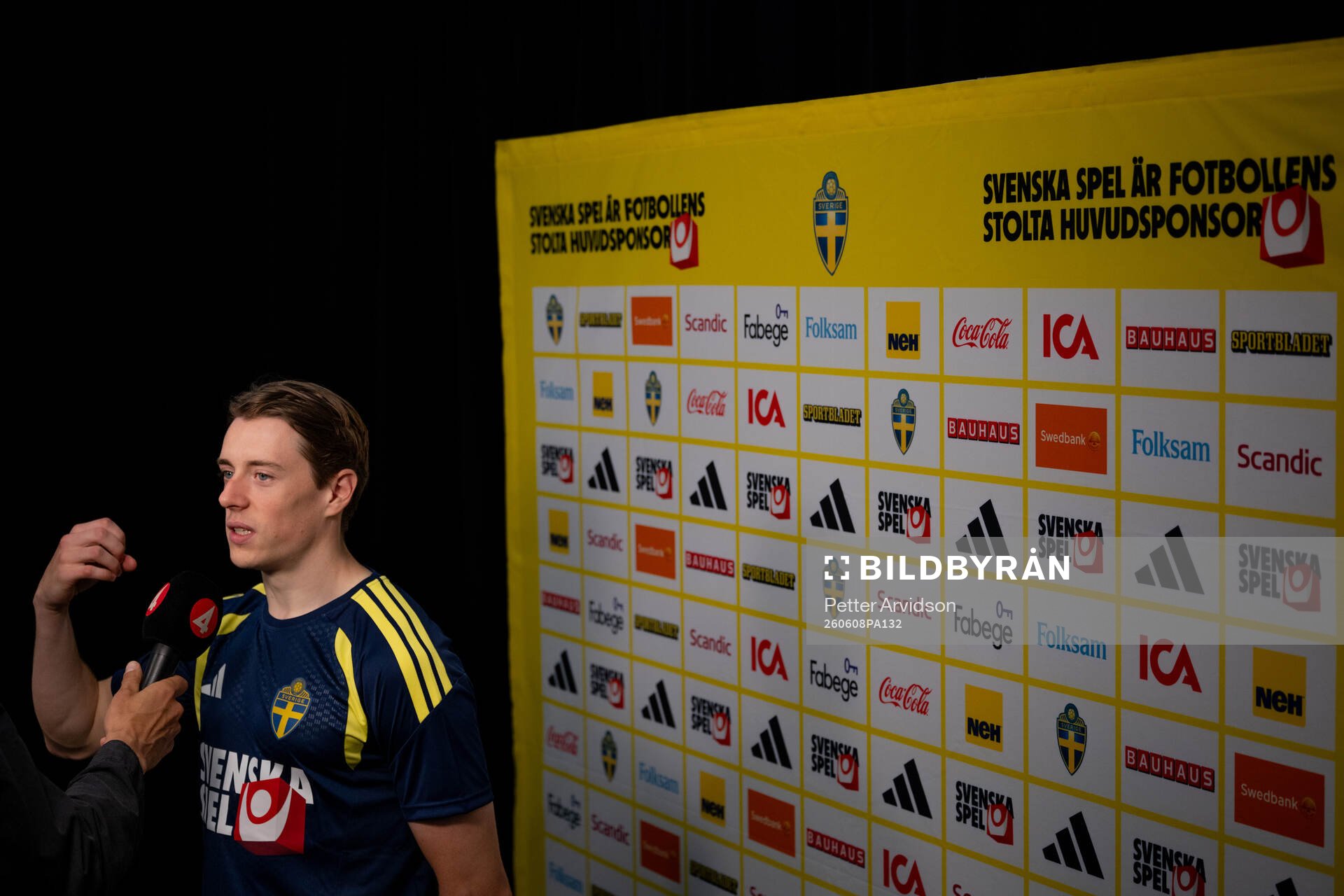 Elliot Stroud of the Swedish men's national football team
