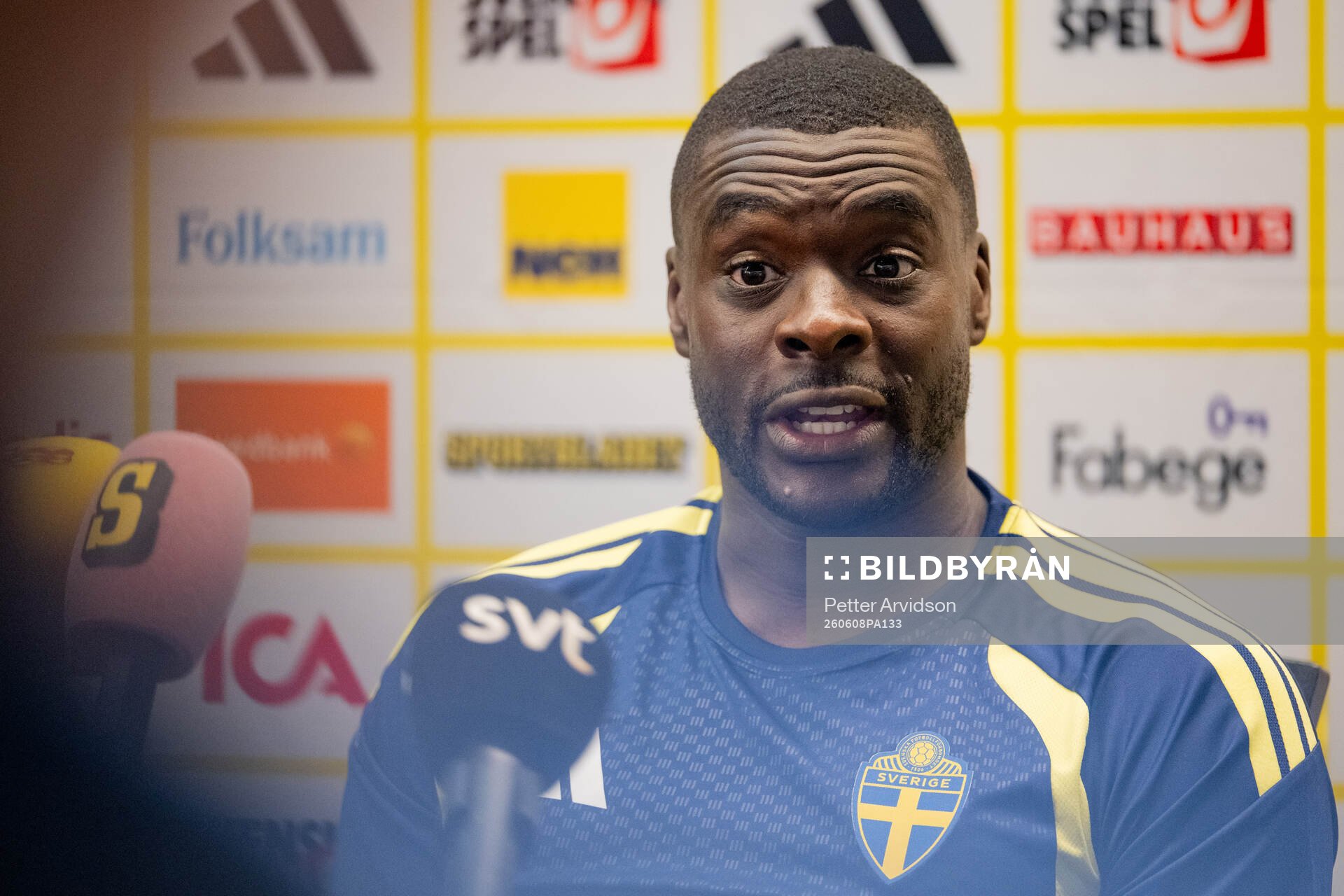 Ken Sema of the Swedish men's national football team