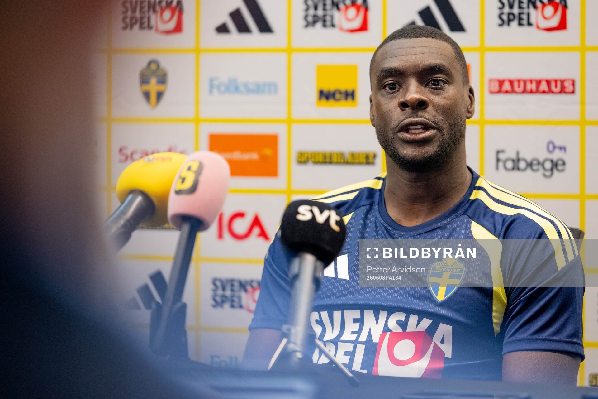 Ken Sema of the Swedish men's national football team