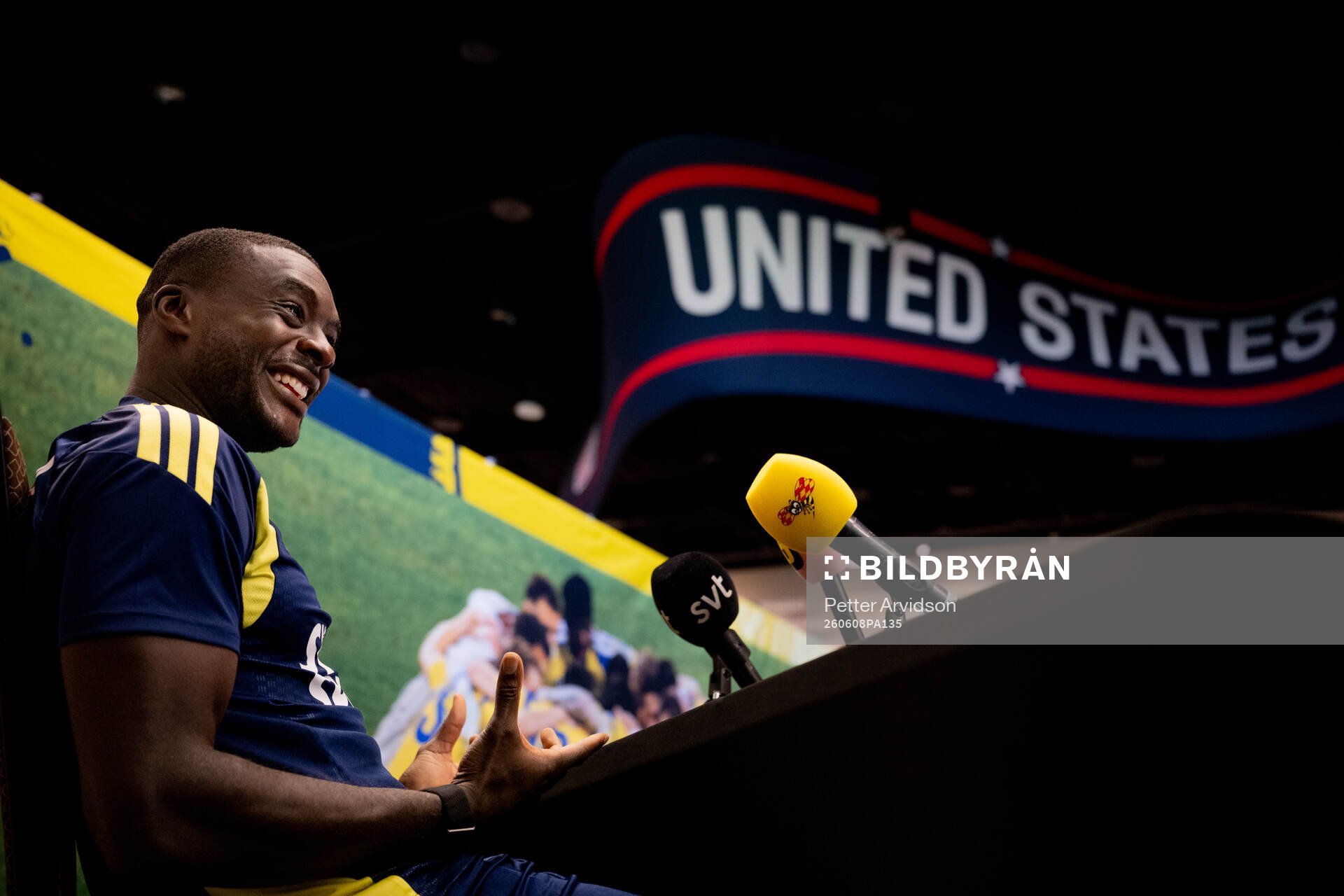 Ken Sema of the Swedish men's national football team