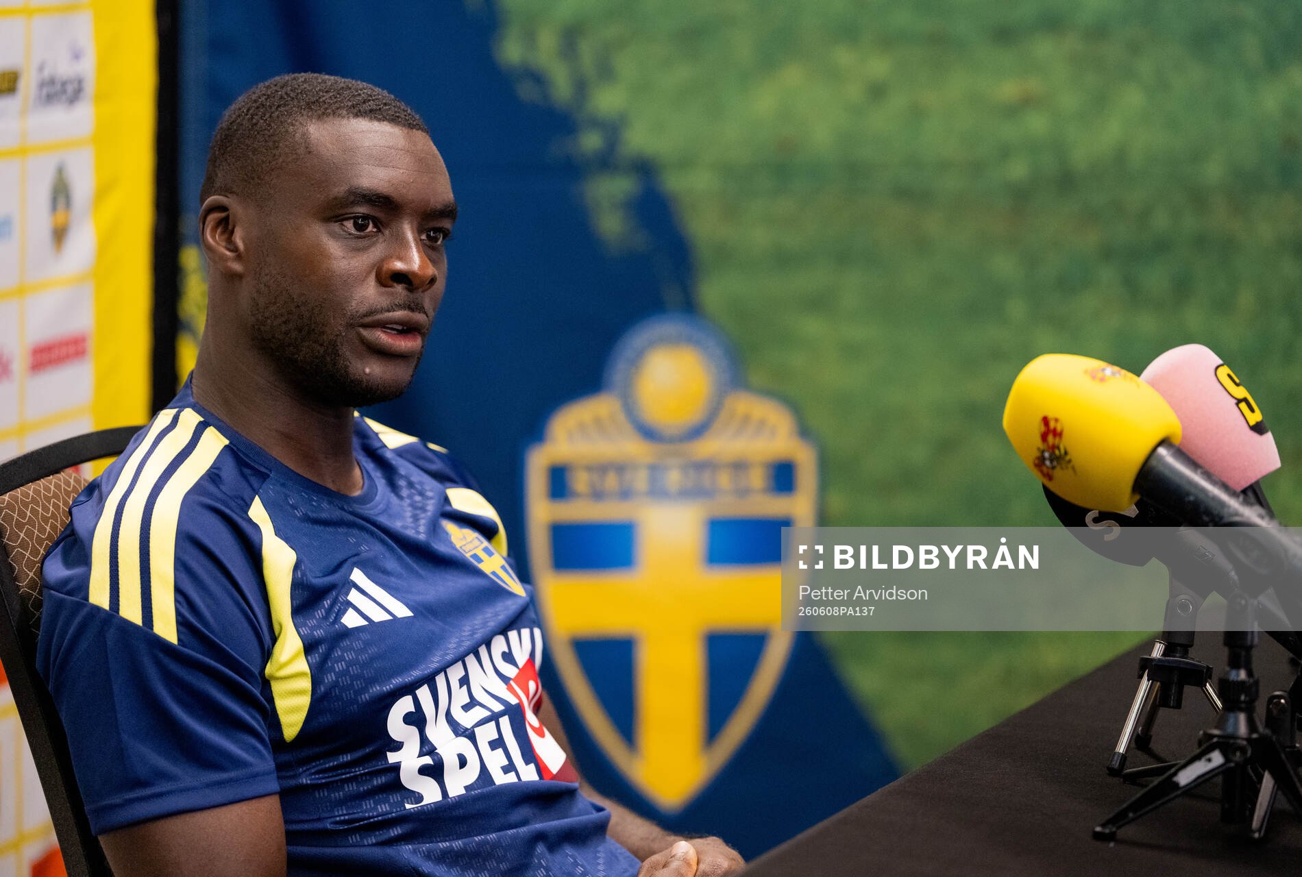 Ken Sema of the Swedish men's national football team