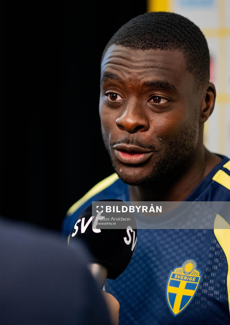 Ken Sema of the Swedish men's national football team