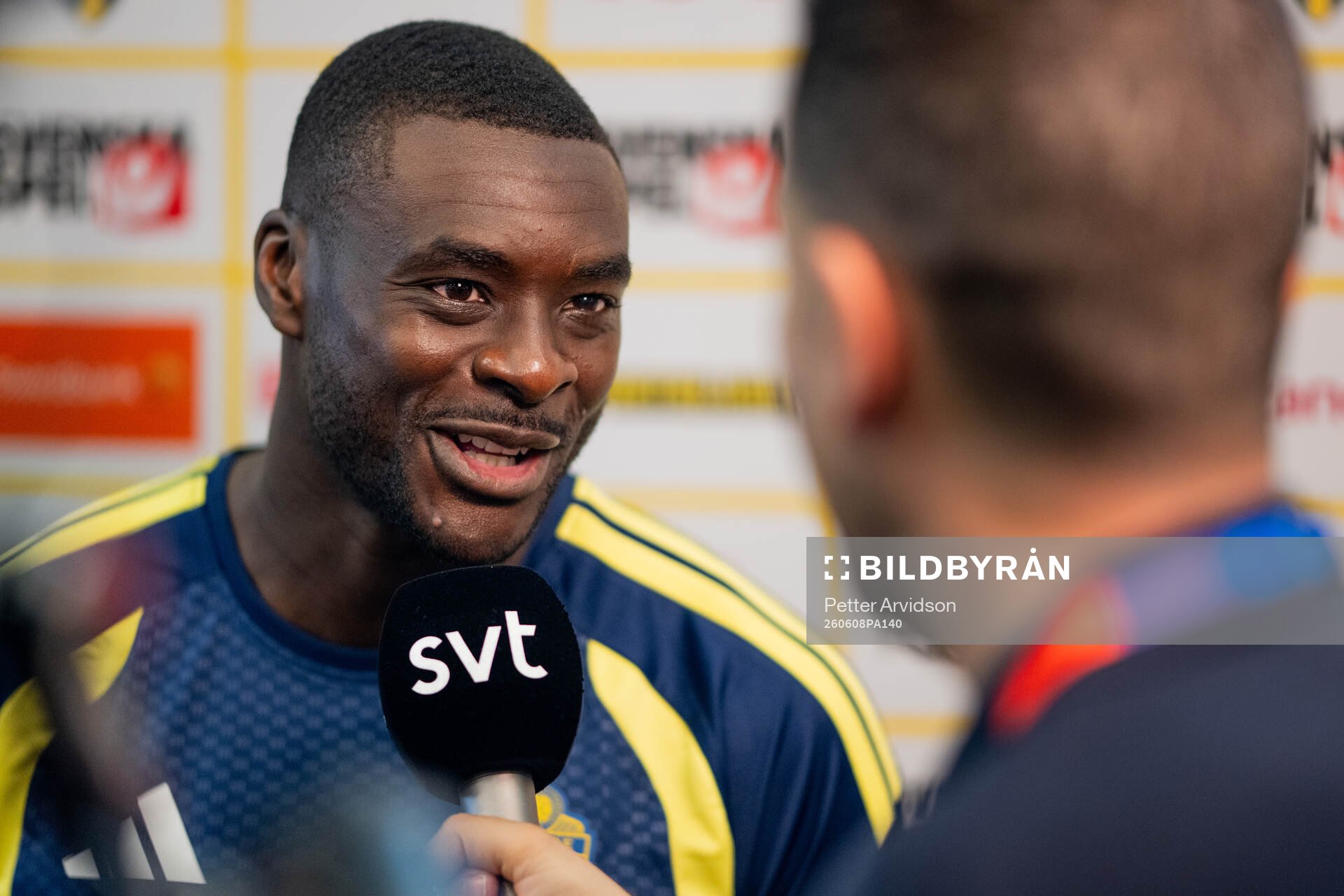 Ken Sema of the Swedish men's national football team