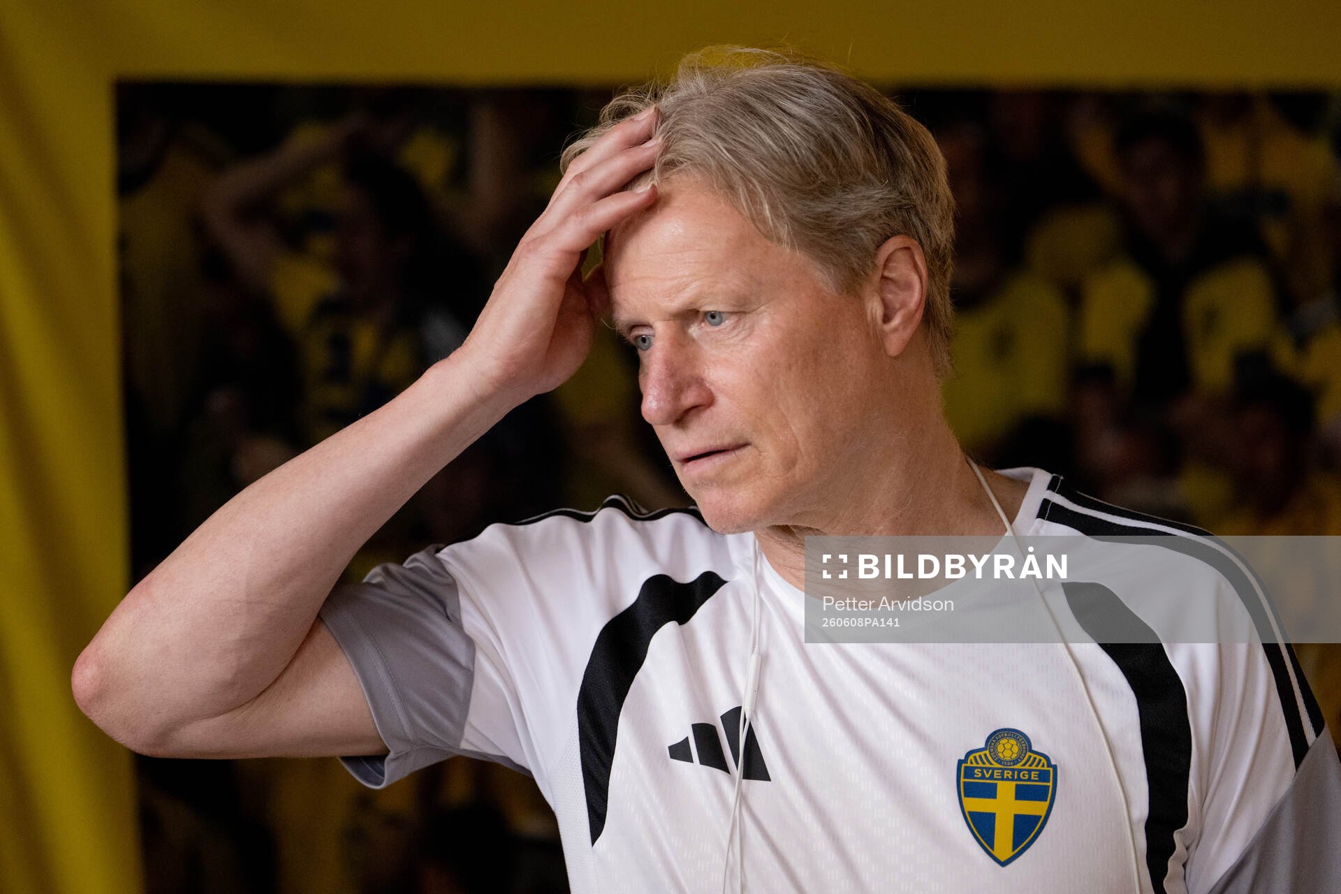 Team manager Stefan Pettersson of the Swedish men's