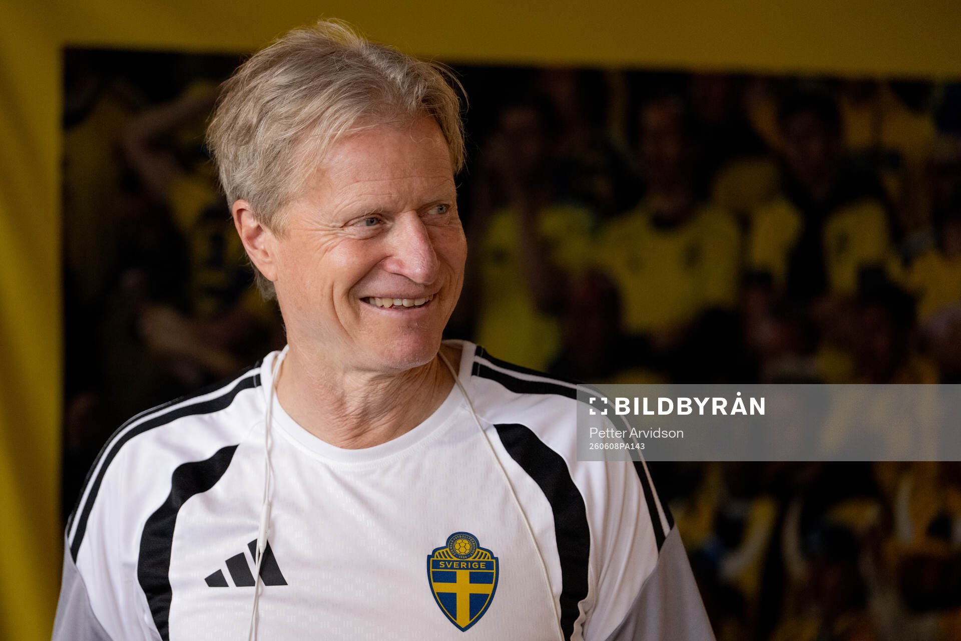 Team manager Stefan Pettersson of the Swedish men's