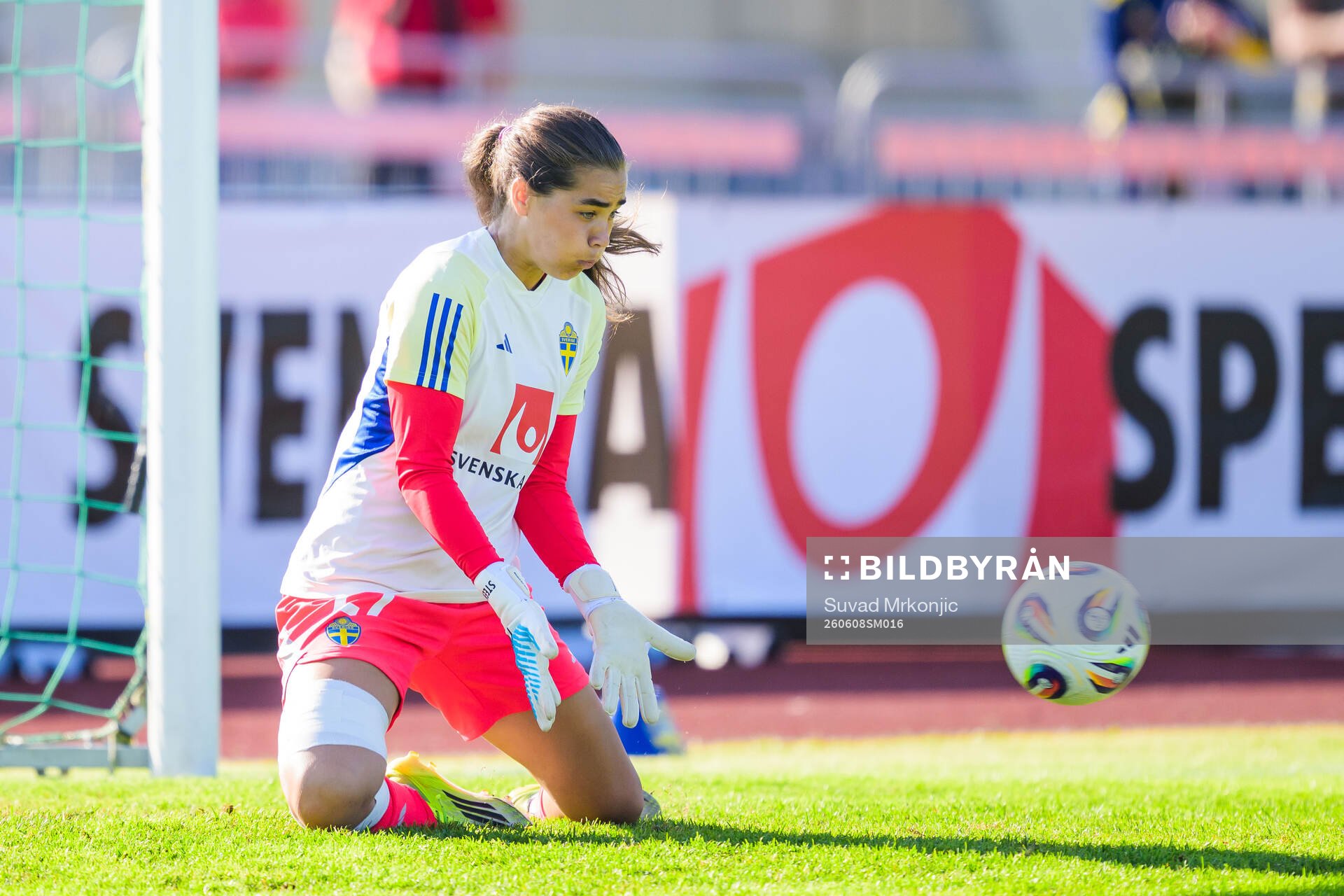 Goalkeeper Ebba Steen of Sweden