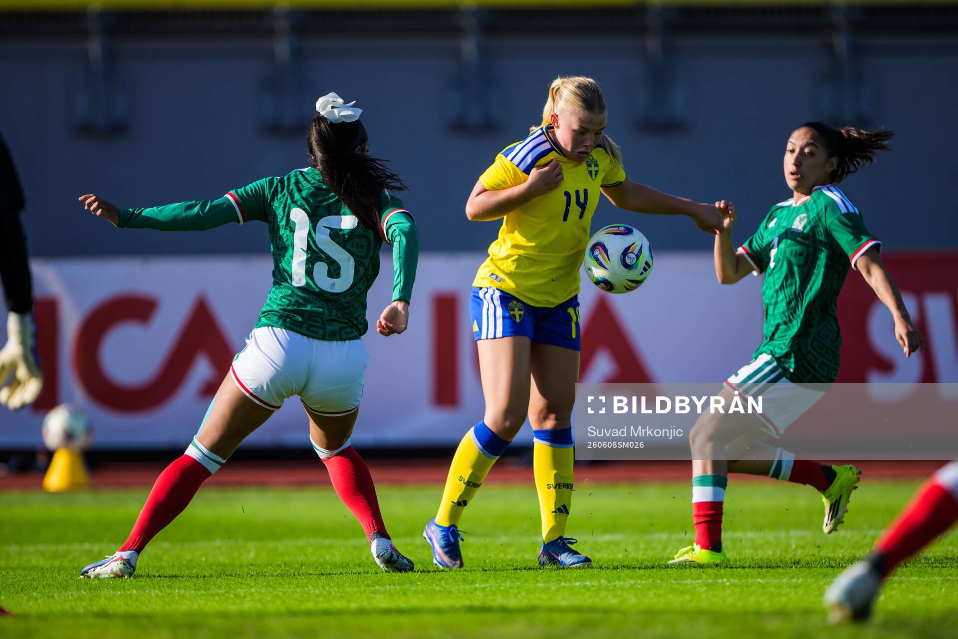 Matilda Nildén of Sweden and Ana Mendoza González and