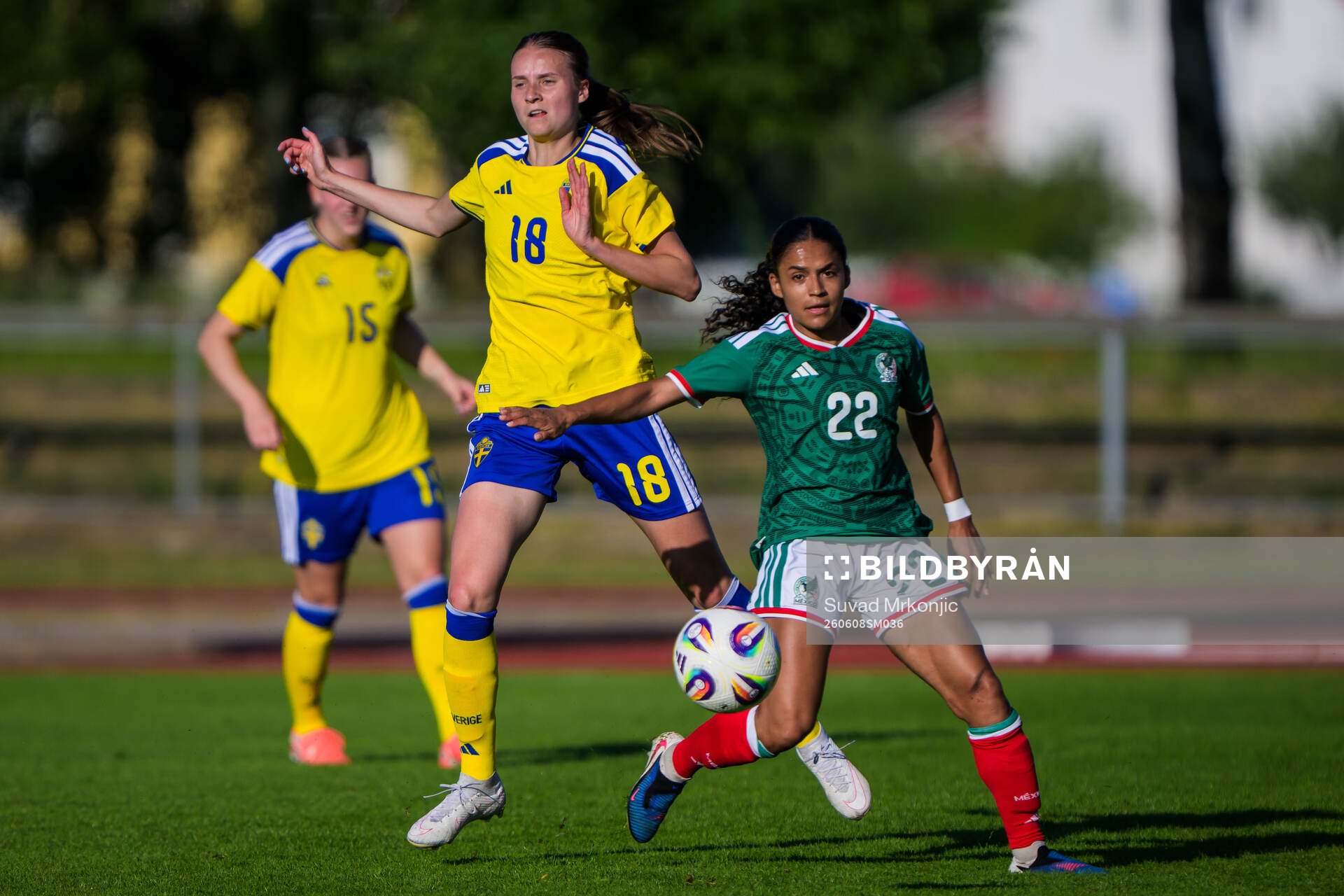 Julia Ragnarsson of Sweden and Lourdes de la Caridad Bosh