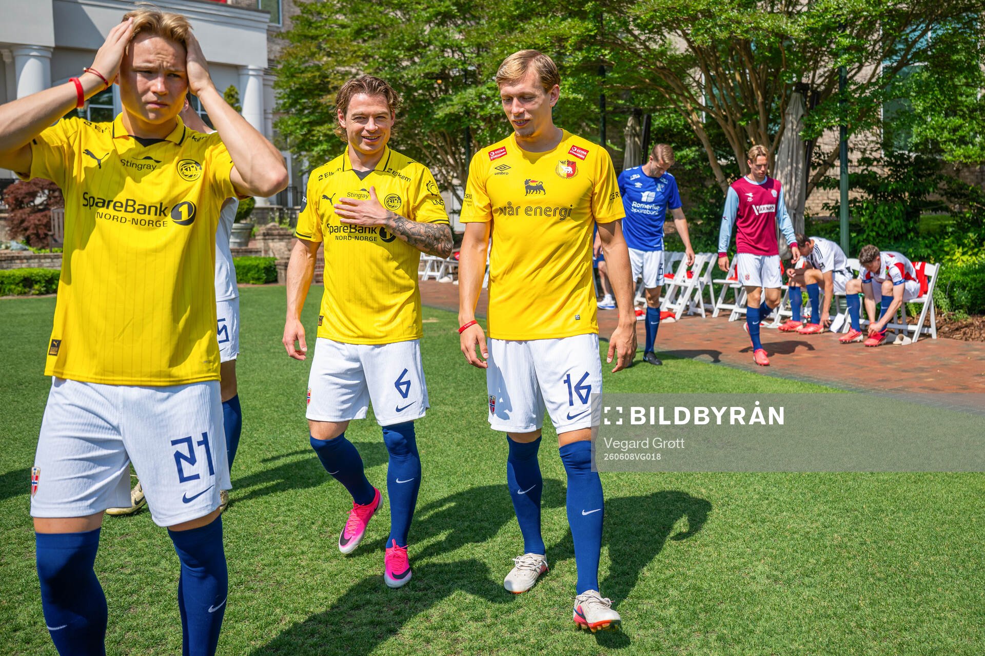Andreas Schjelderup, Patrick Berg and Marcus Holmgren