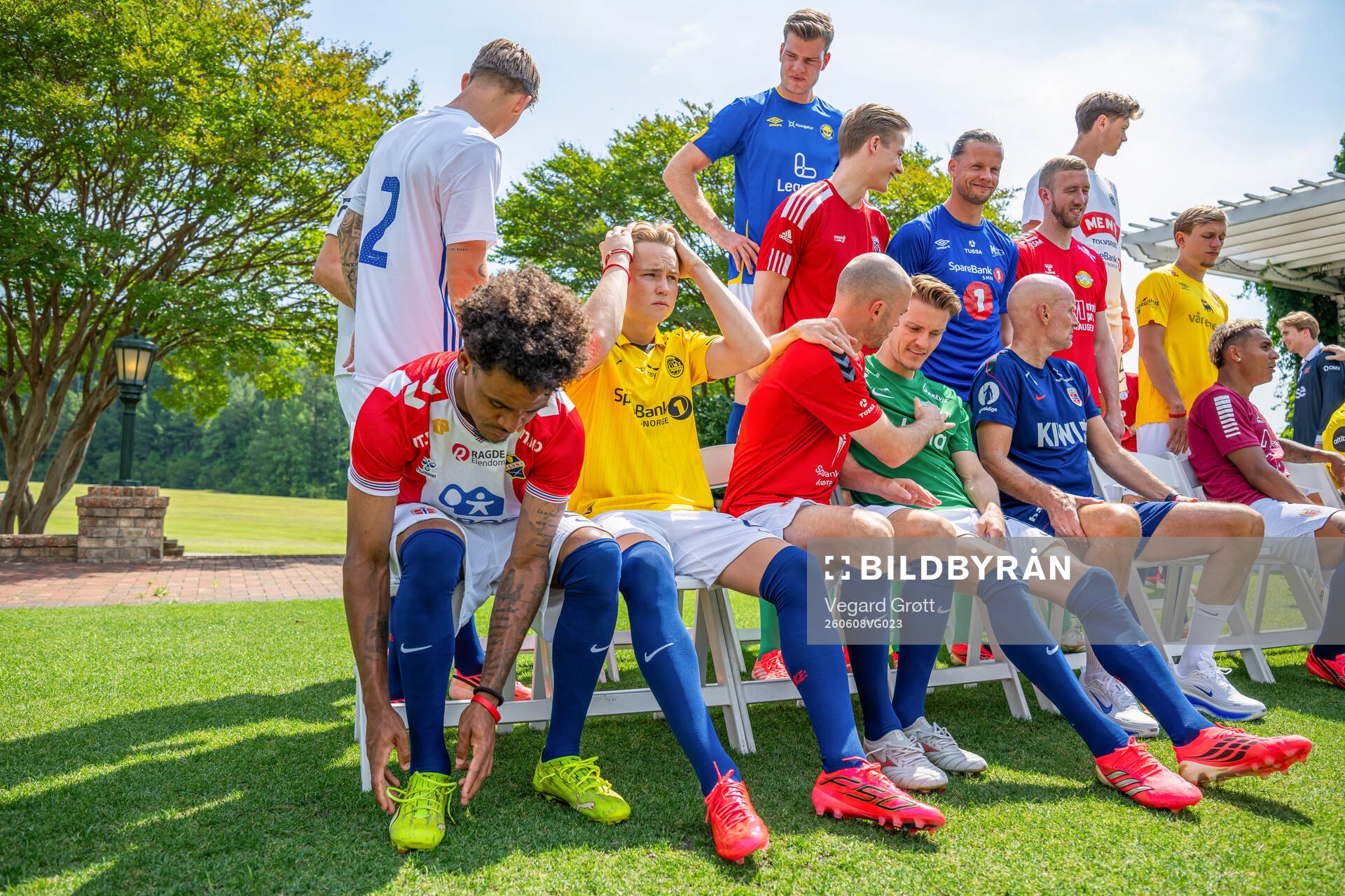 Oscar Bobb, Andreas Schjelderup and players of the