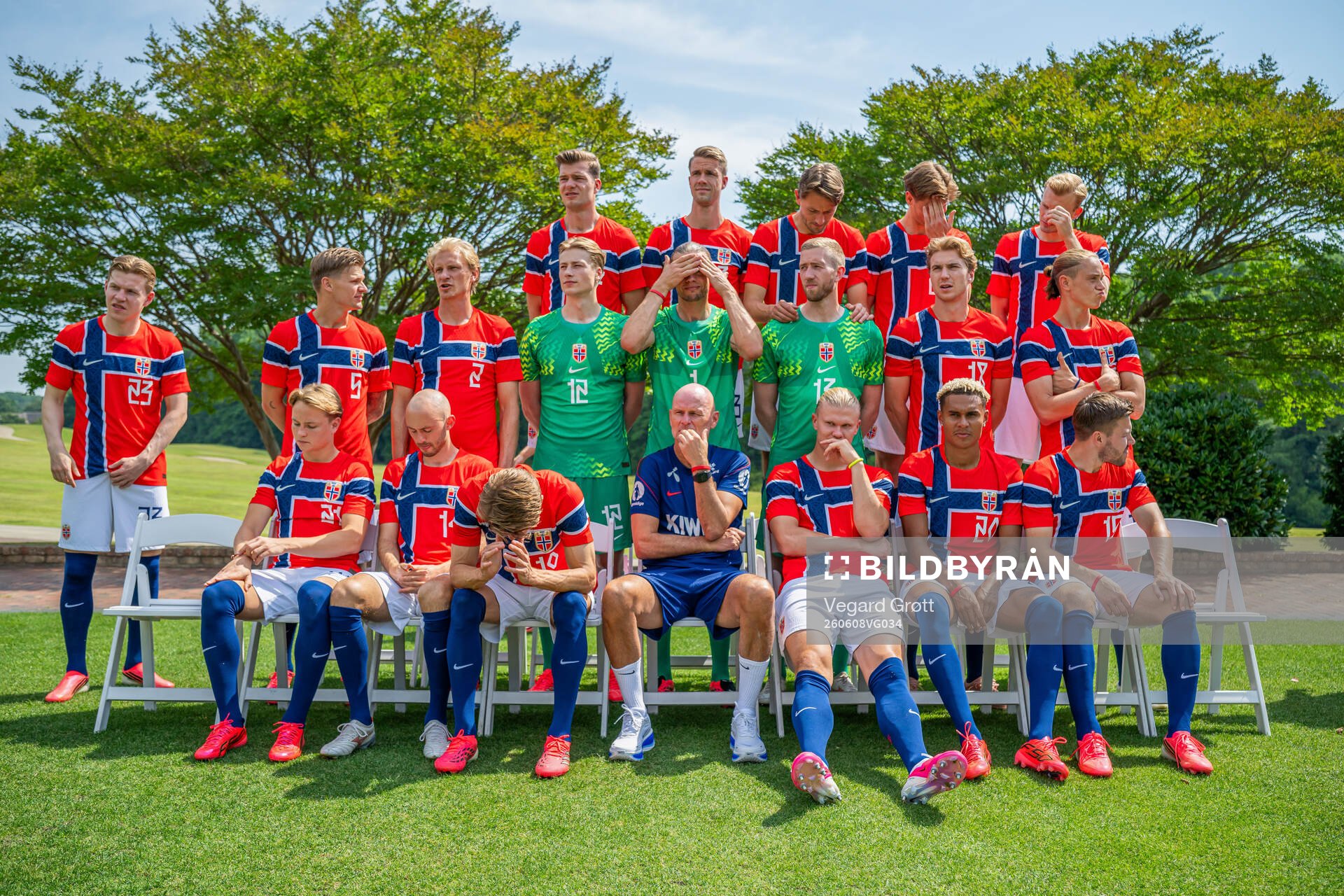 Alexander Sørloth, Kristoffer Ajer, head coach Ståle