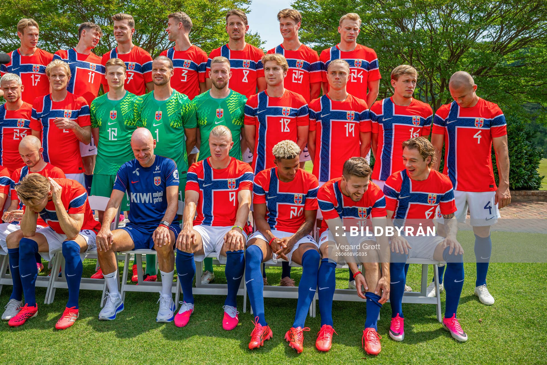 Alexander Sørloth, goalkeeper Sander Tangvik, goalkeeper