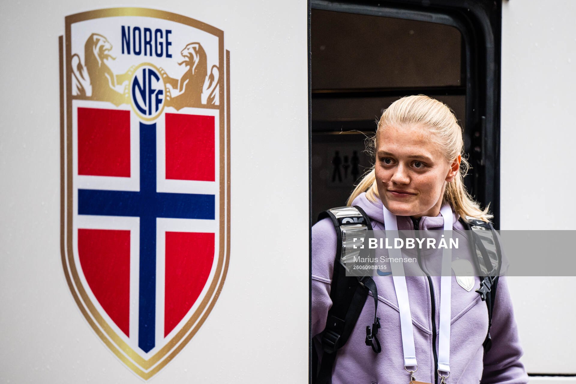 Mathilde Harviken of Norway arrives