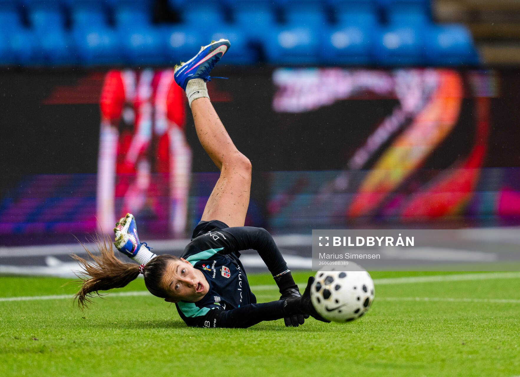 Goalkeeper Cecilie Fiskerstrand of Norway