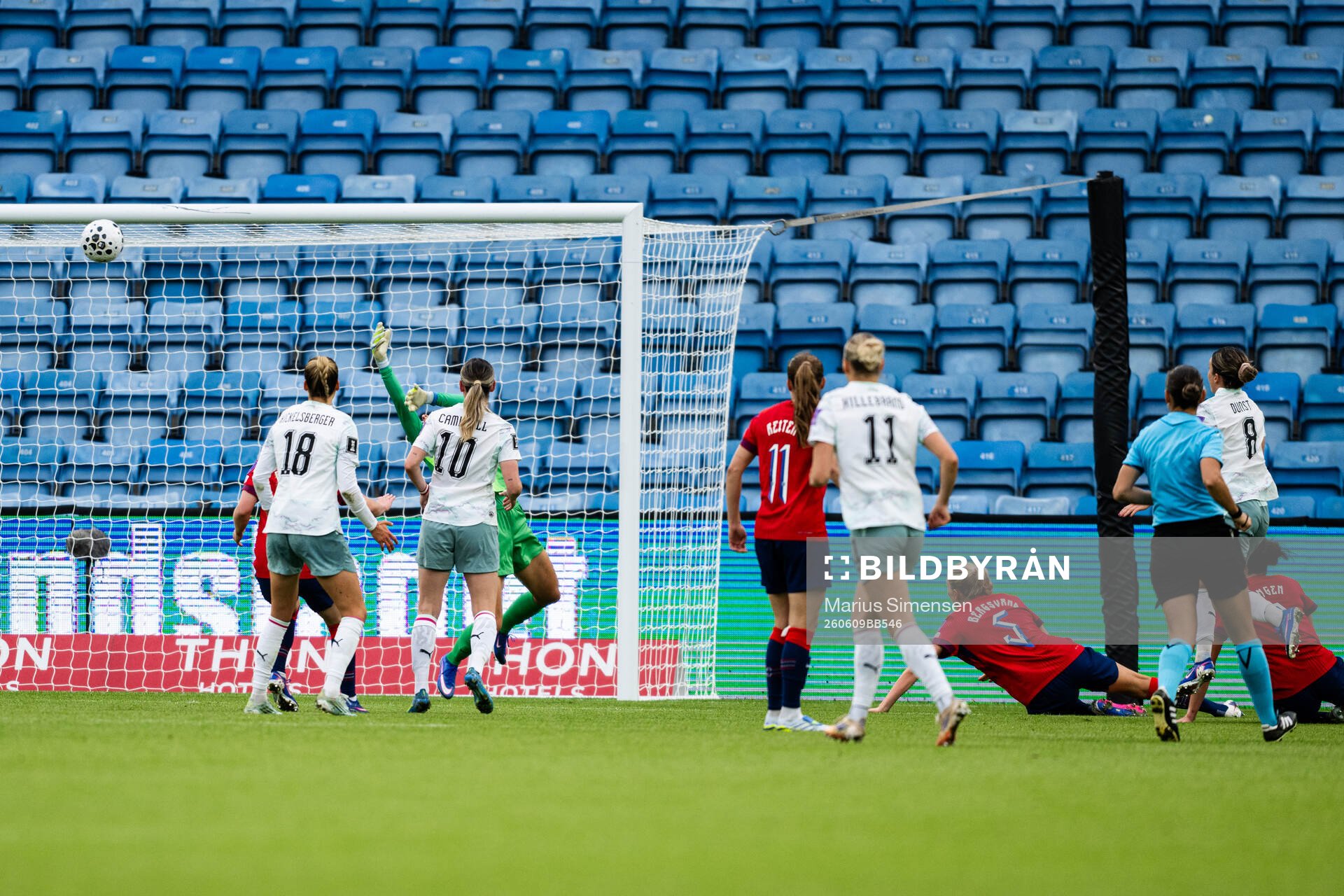 Barbara Dunst of Austria scores 2-1