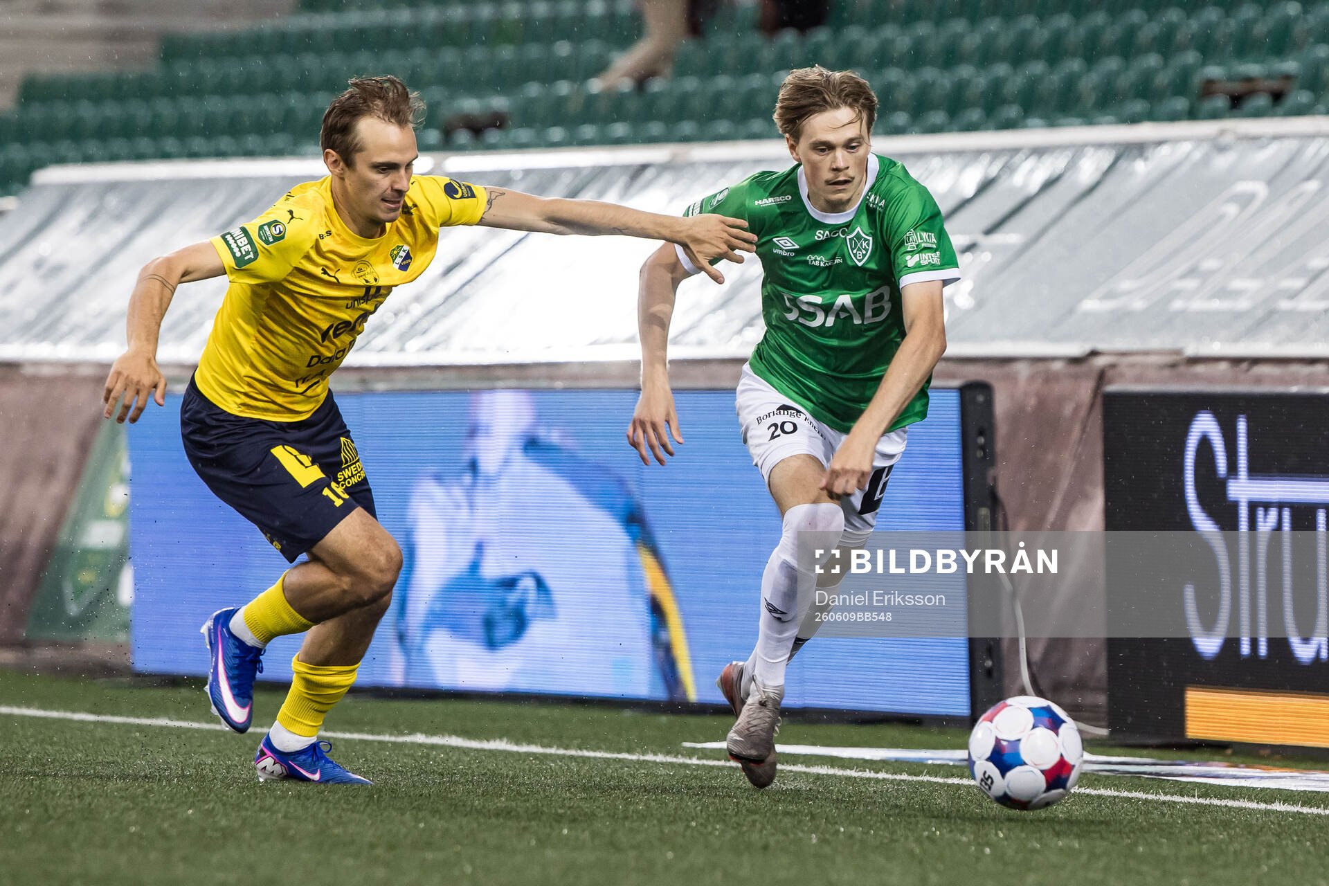 Ljungskiles Emilio Reljanovic och Brages Gustav Nordh