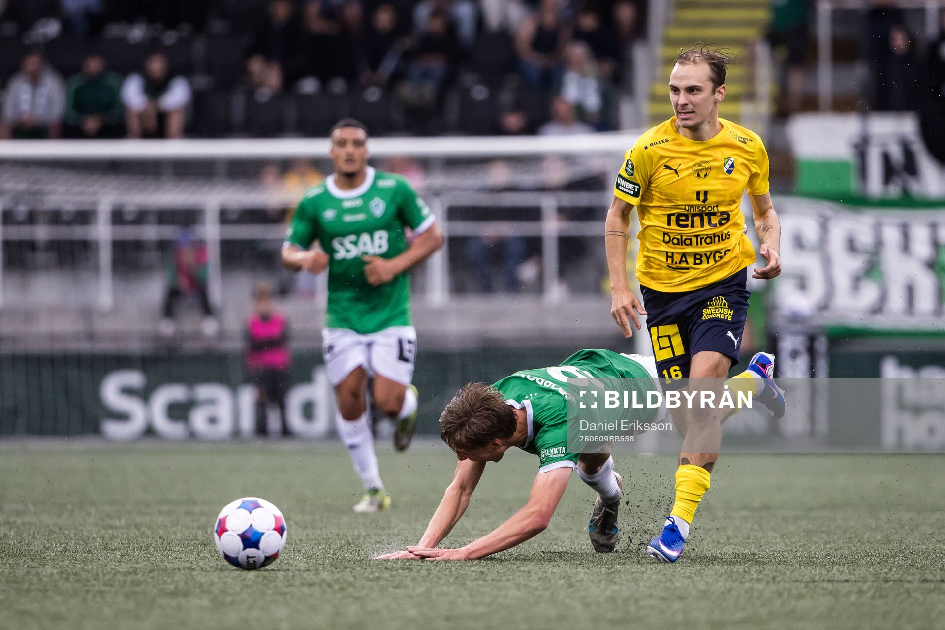 Brages Albin Sporrong och Ljungskiles Emilio Reljanovic