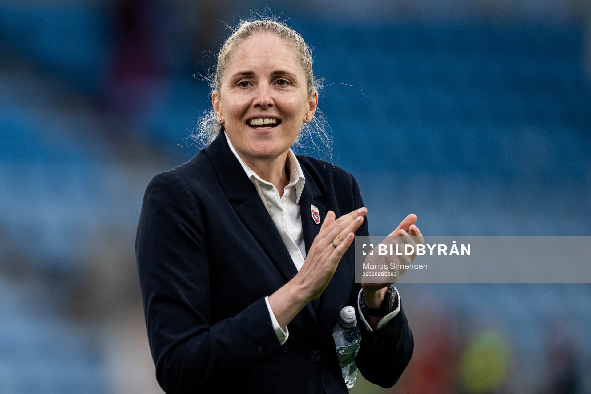 Head coach Gemma Grainger of Norway