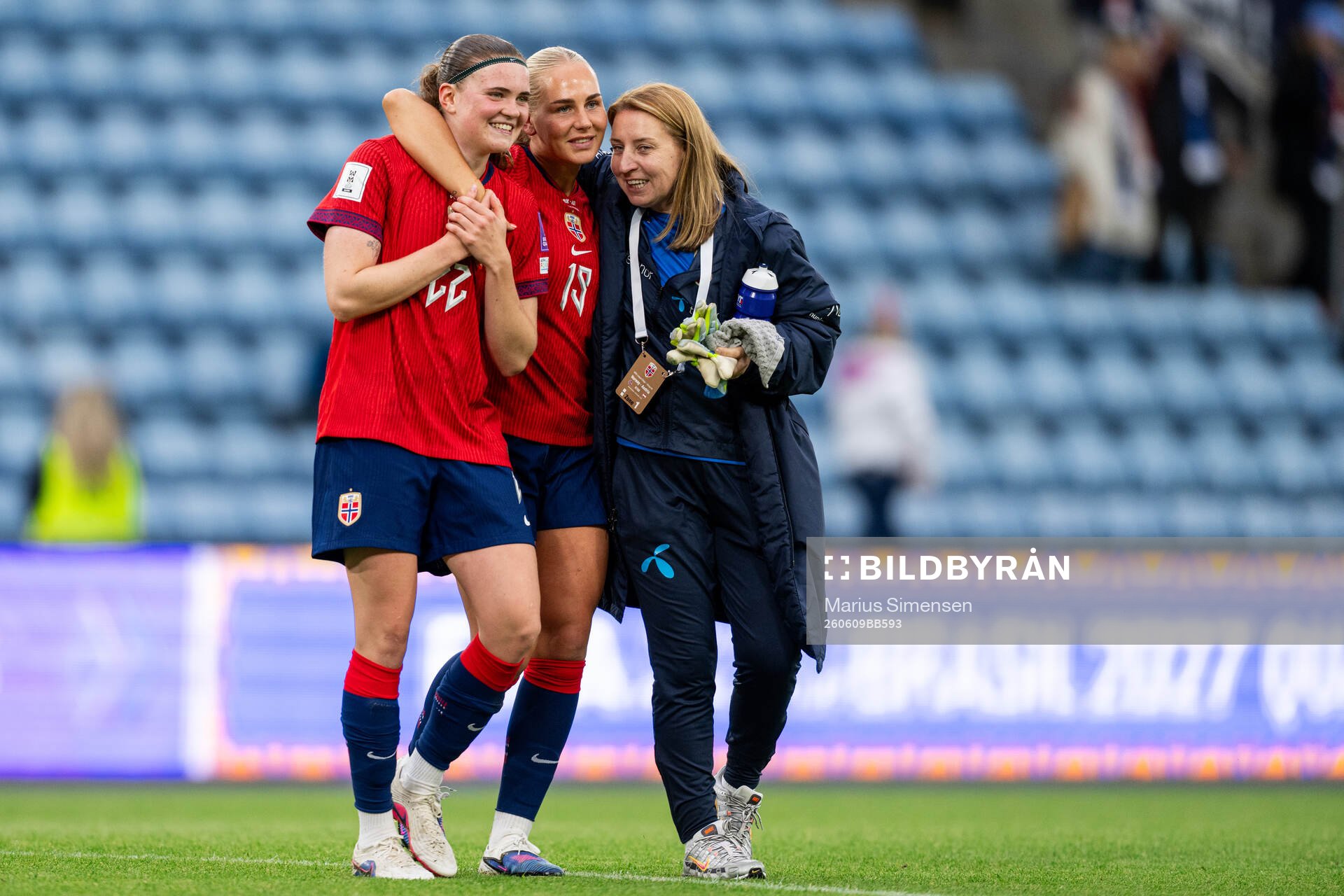 Signe Gaupset and Cathinka Tandberg of Norway