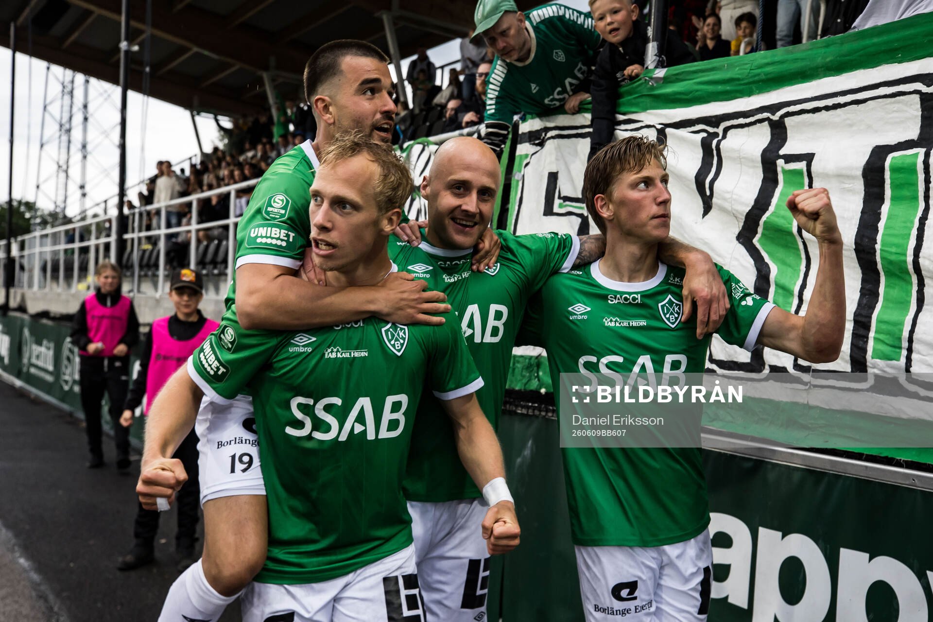 Brages Haris Brkic, Alex Mortensen, Anton Lundin och Albin