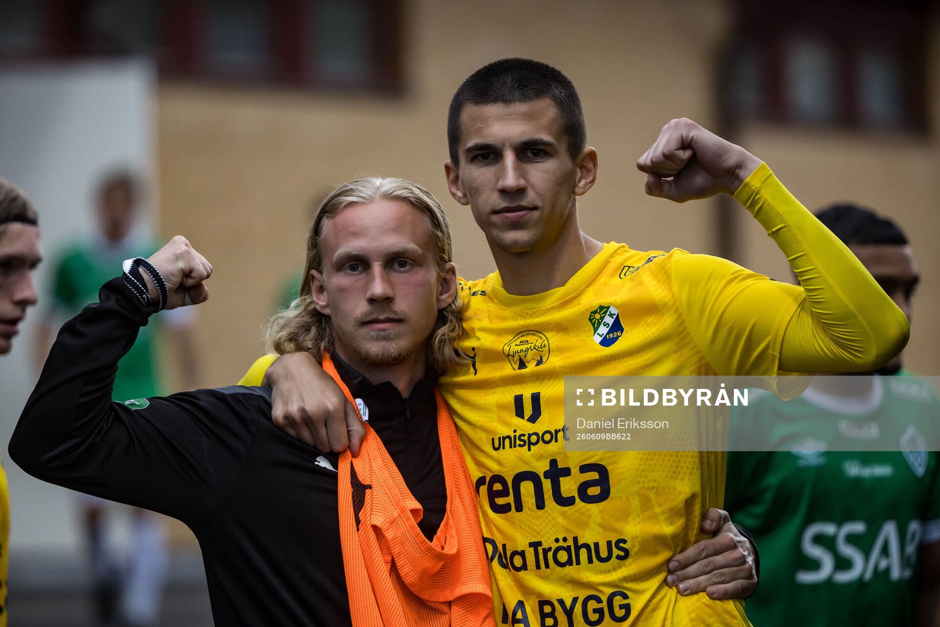 Ljungskiles Gustav Johanströmmer Hedin och Ivan Maric