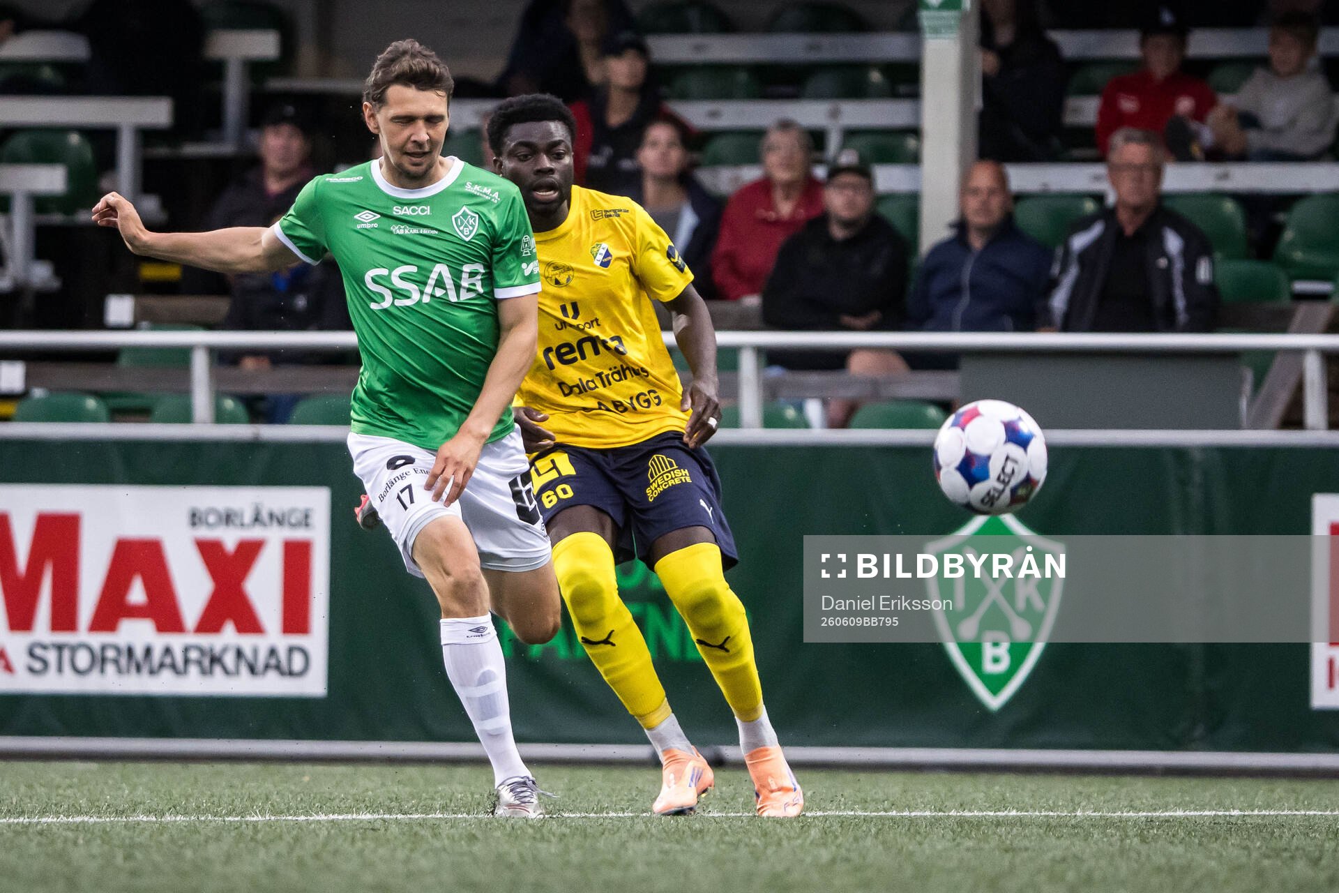 Brages Pontus Jonsson och Ljungskiles Gideon Mensah