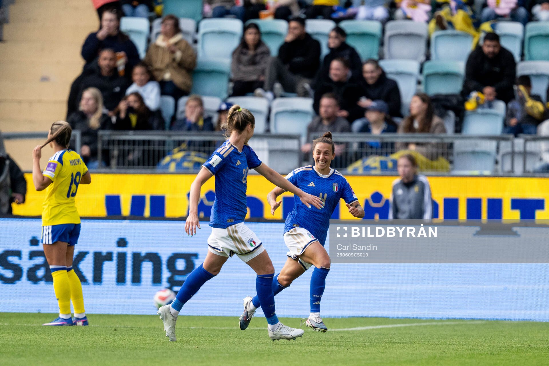 Federica D'Auria of Italy celebrates