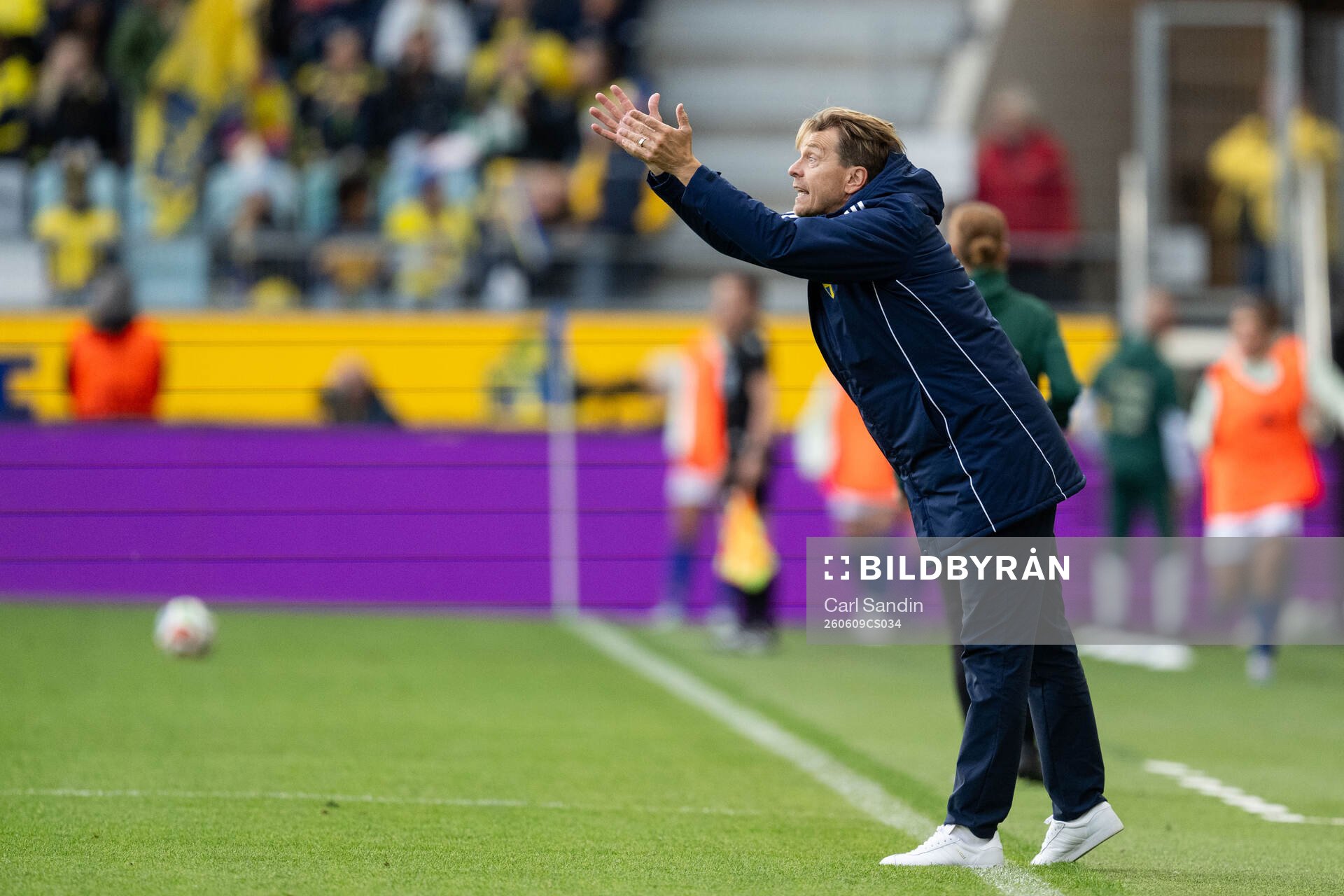 Head coach Tony Gustavsson of Sweden