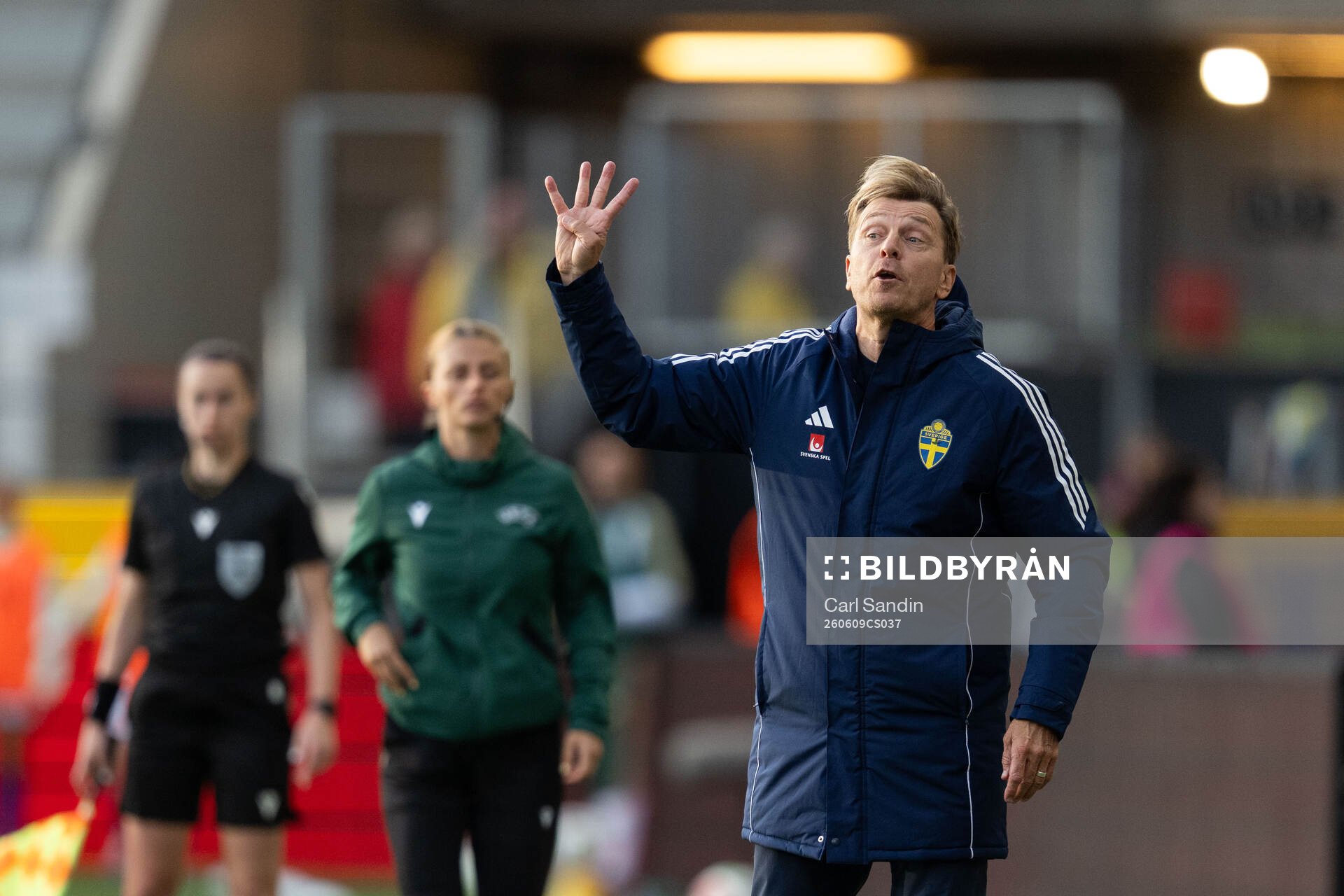 Head coach Tony Gustavsson of Sweden