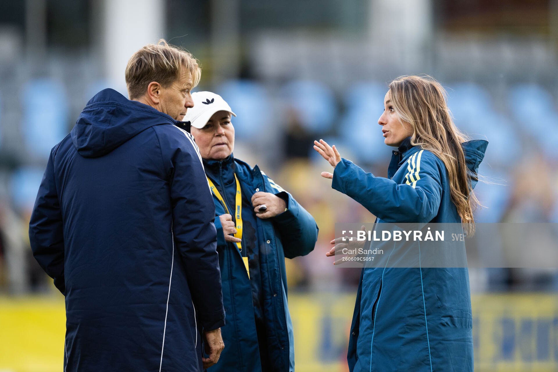 Head coach Tony Gustavsson, Senior advisor Marika Domanski
