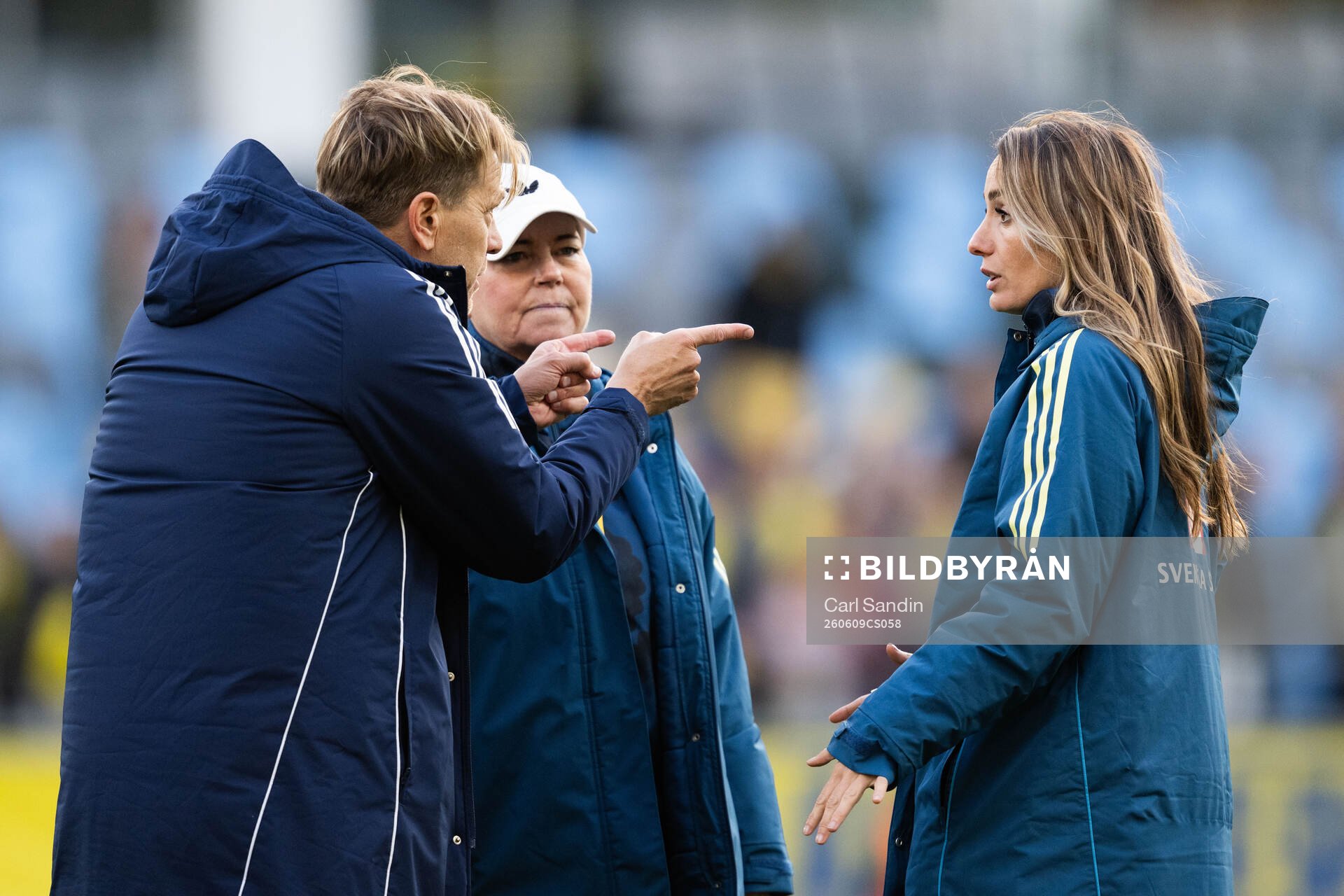 Head coach Tony Gustavsson, Senior advisor Marika Domanski