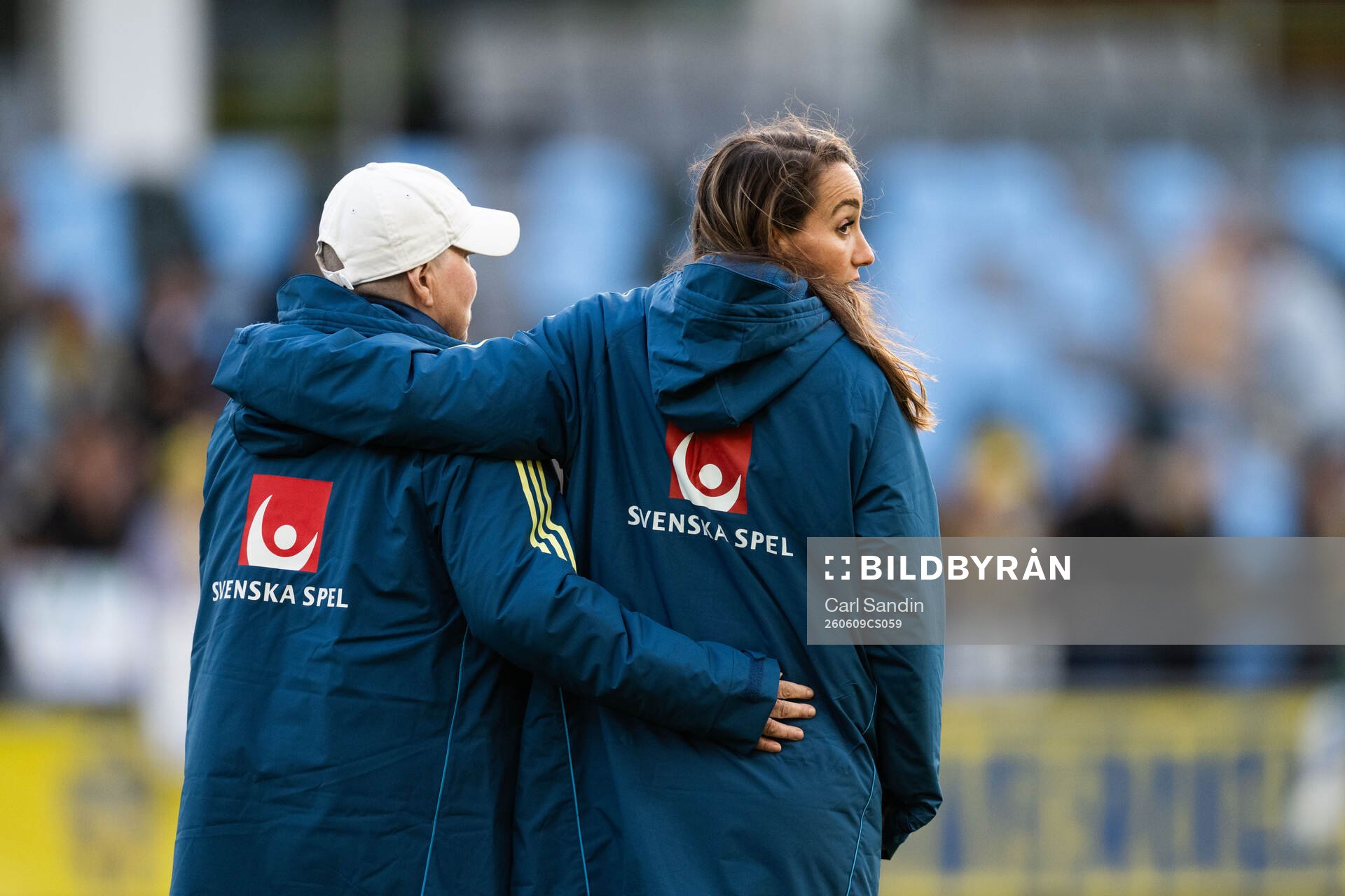 Senior advisor Marika Domanski Lyfors and Kosovare Asllani